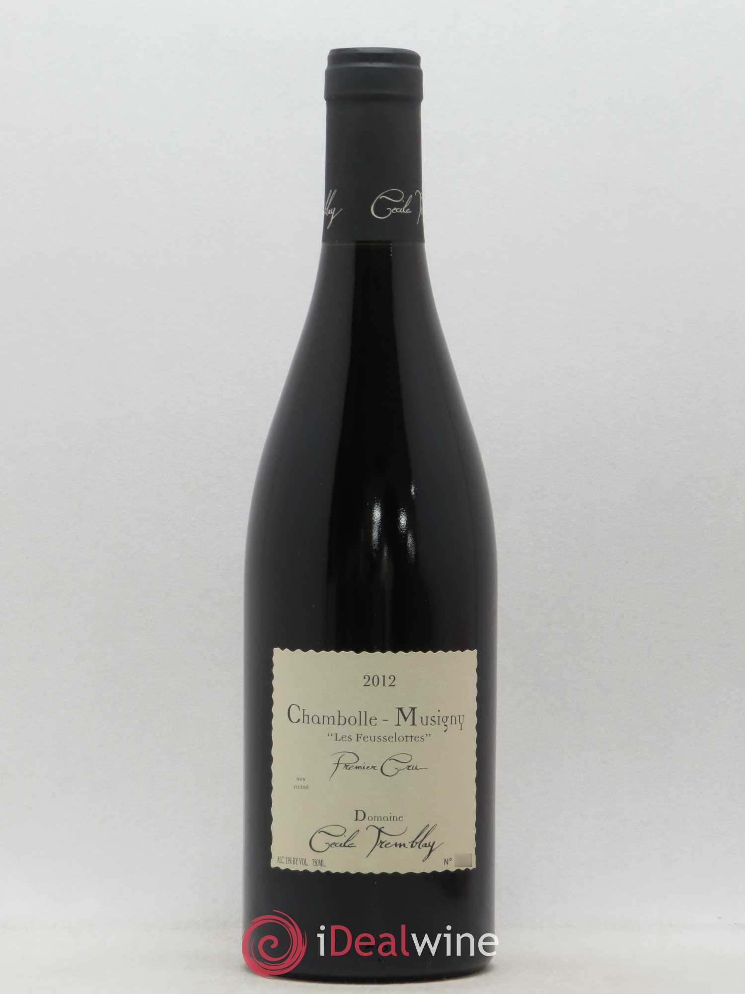 Chambolle-Musigny 1er Cru Les Feusselottes Cécile Tremblay 2012 - Lot de 1 bouteille - 0