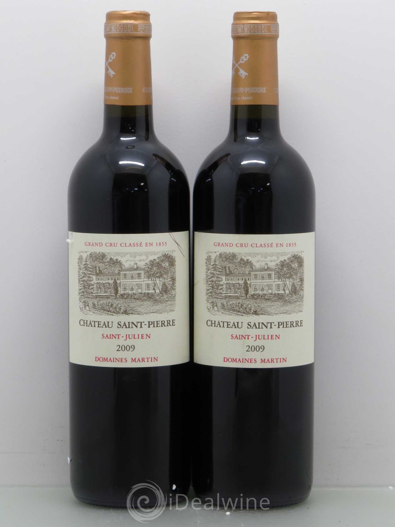 Château Saint-Pierre 4ème Grand Cru Classé 2009 - Lot de 2 bouteilles - 0