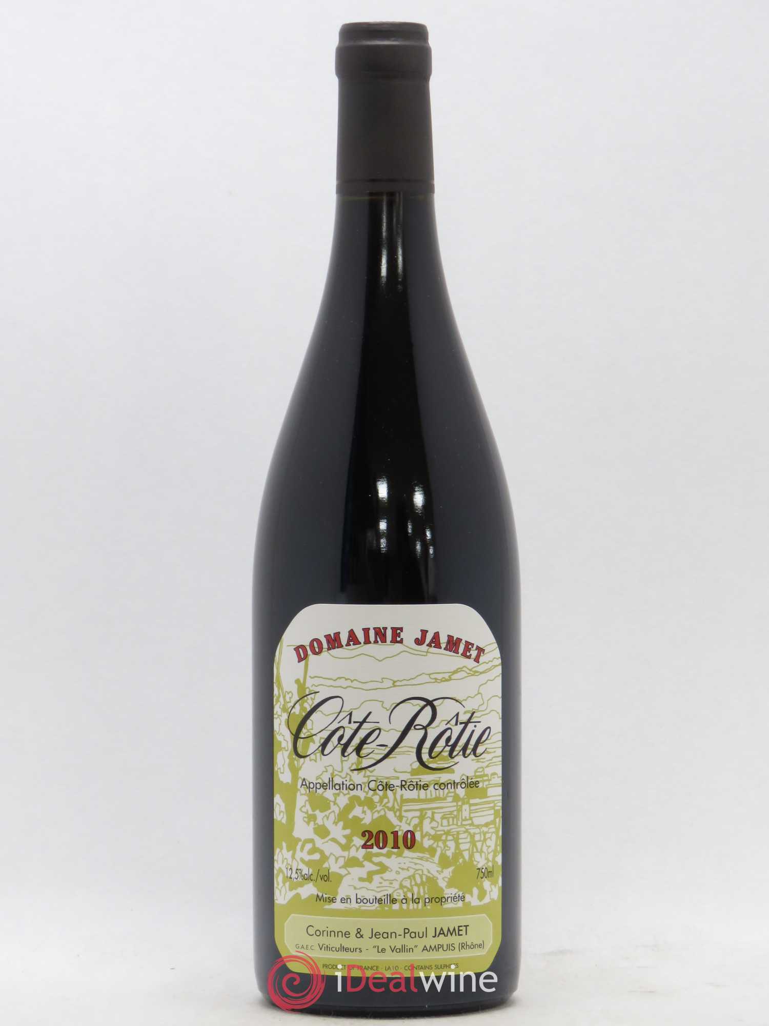 Côte-Rôtie Jamet (Domaine) 2010 - Lot de 1 bouteille - 0