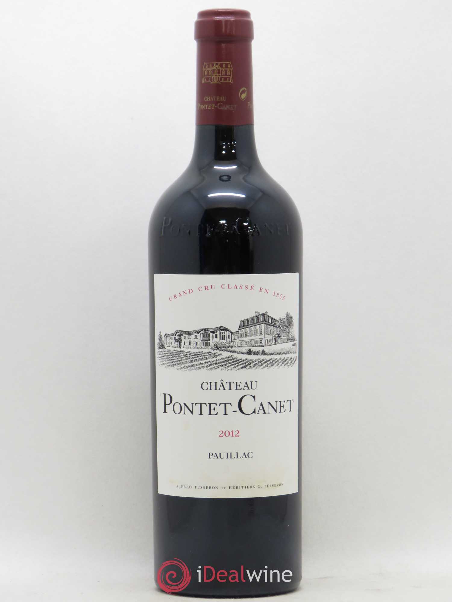 Château Pontet Canet 5ème Grand Cru Classé 2012 - Lot de 1 bouteille - 0