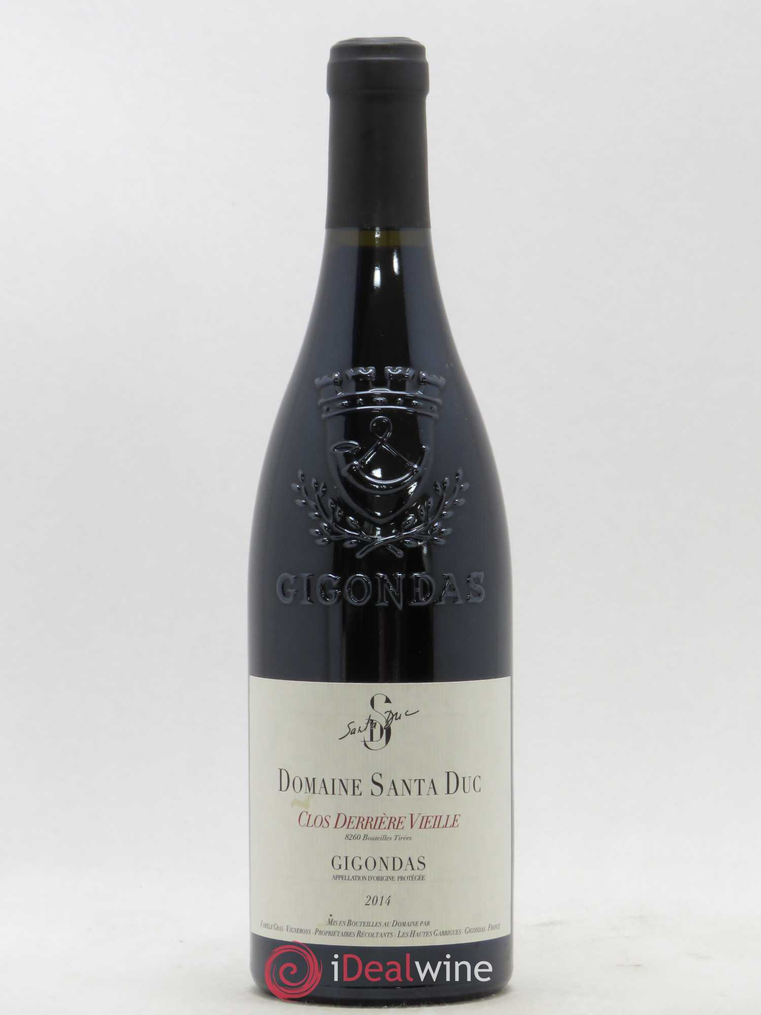 Gigondas Santa Duc (Domaine) Clos Derrière Vieille Famille Gras 2014 - Lot de 1 bouteille - 0