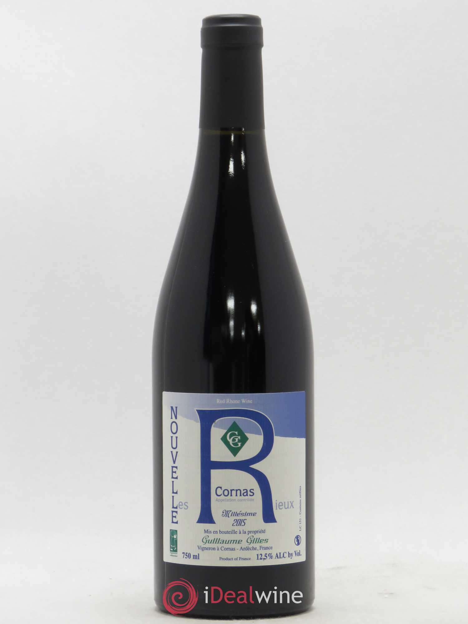 Cornas Nouvelle R Domaine Guillaume Gilles 2015 - Posten von 1 Flasche - 0
