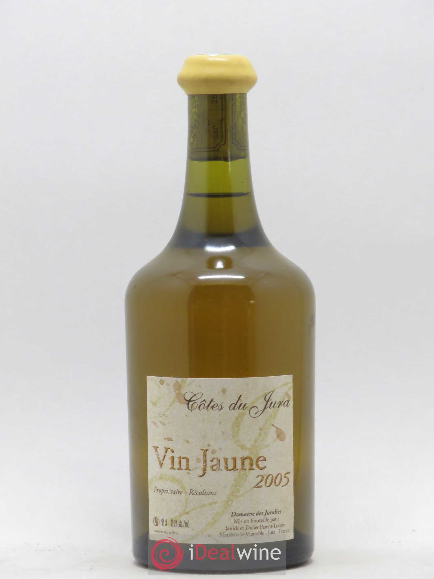 Côtes du Jura Vin Jaune Domaine des Juralies 2005 - Lot de 1 bouteille - 0