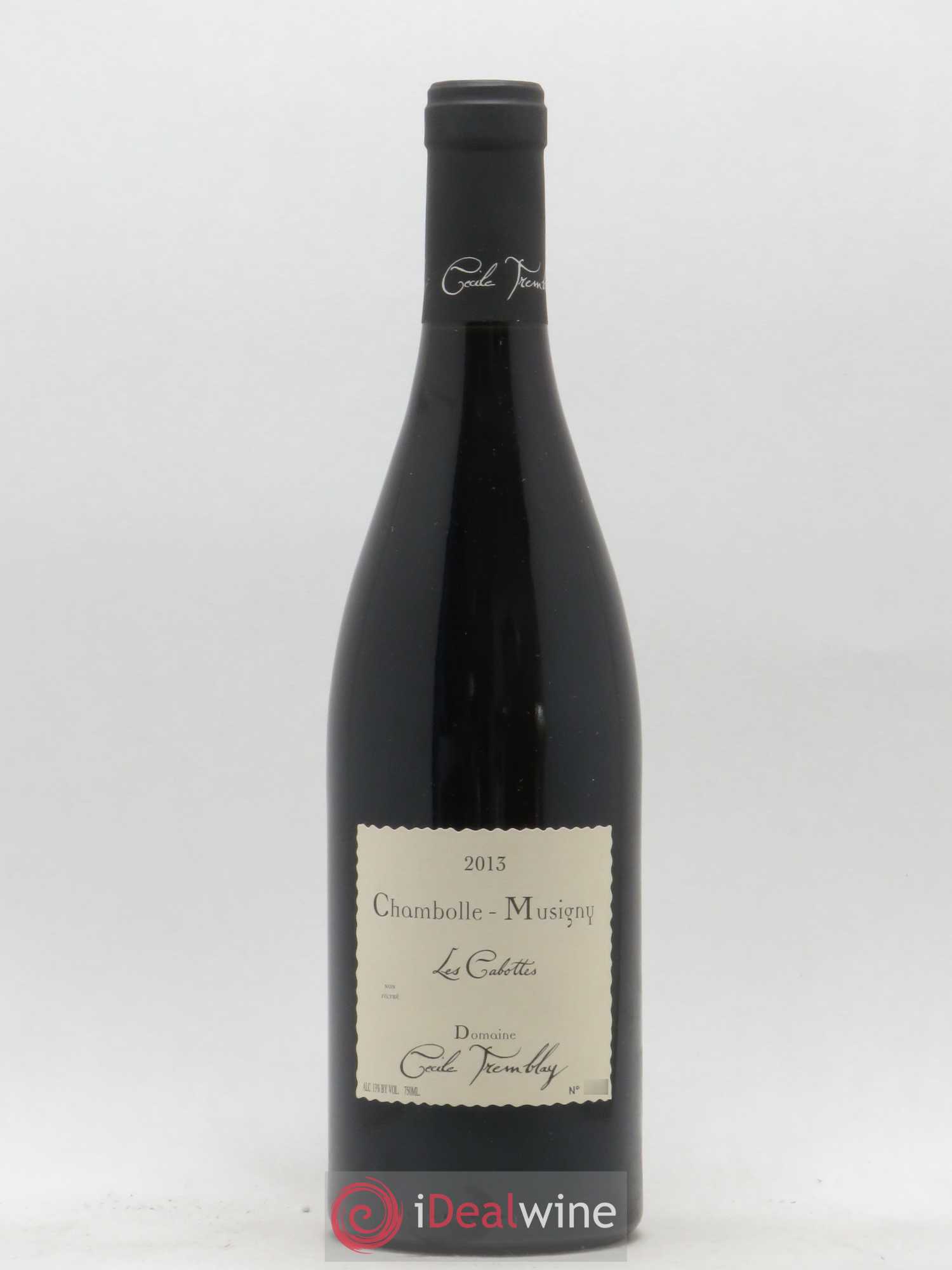 Chambolle-Musigny Les Cabottes Cécile Tremblay 2013 - Lot de 1 bouteille - 0
