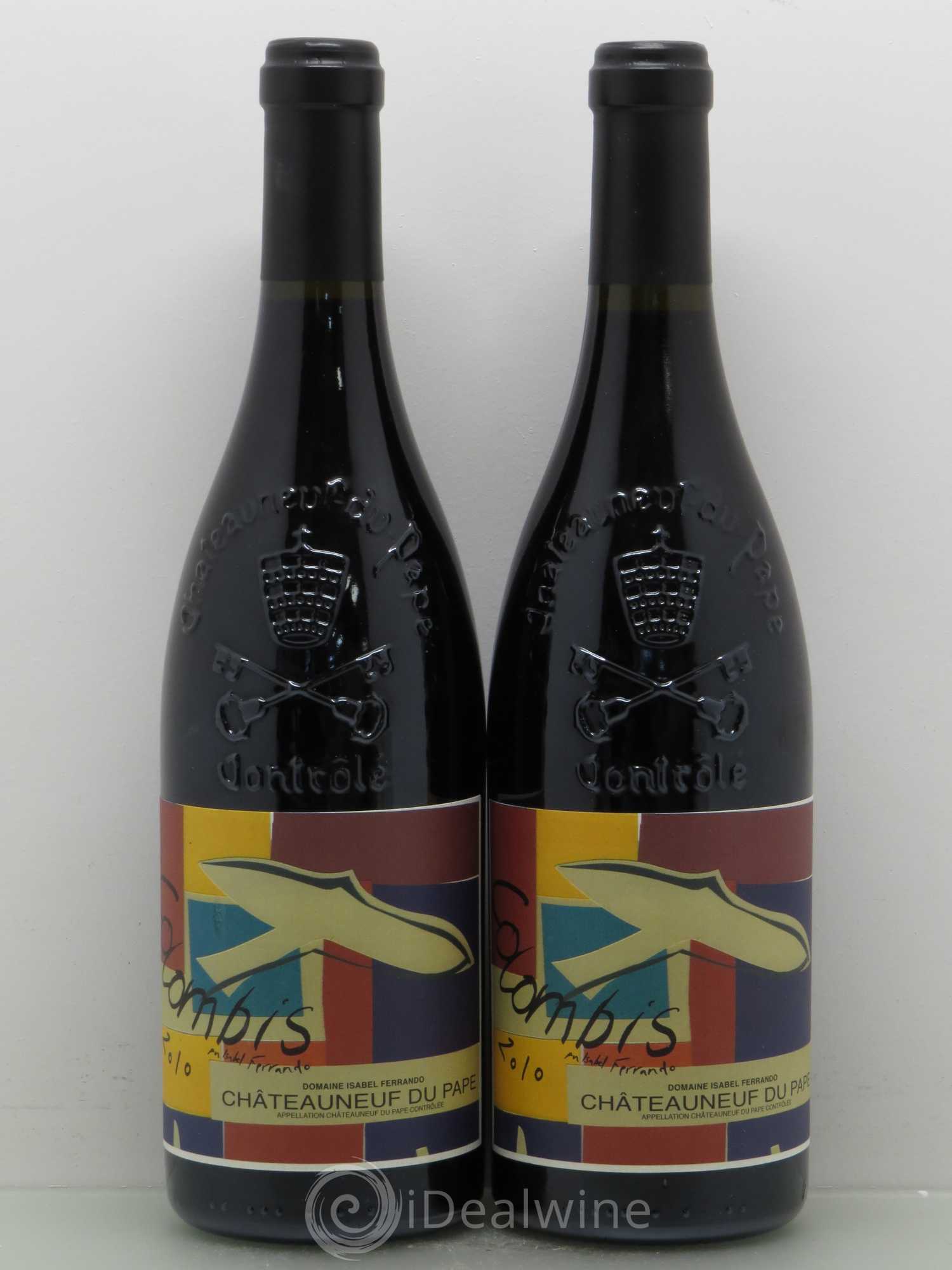 Châteauneuf-du-Pape Colombis Domaine Saint-Préfert 2010 - Lot de 2 bouteilles - 0