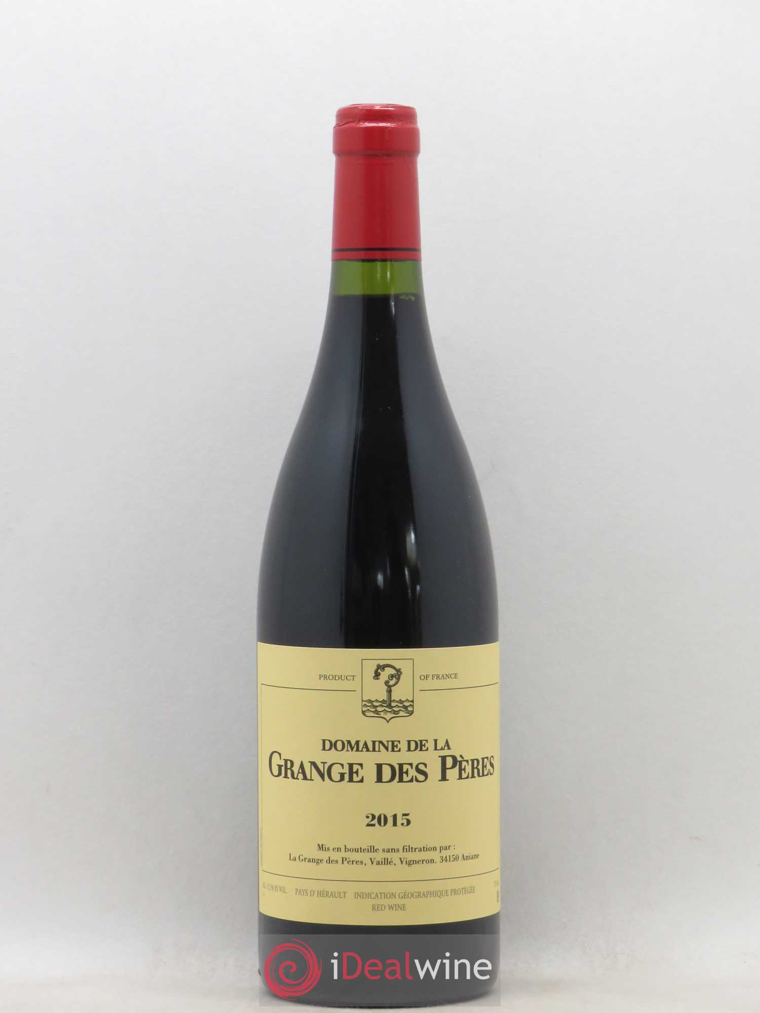 Pays d'Hérault Grange des Pères Laurent Vaillé 2015 - Lot de 1 bouteille - 0