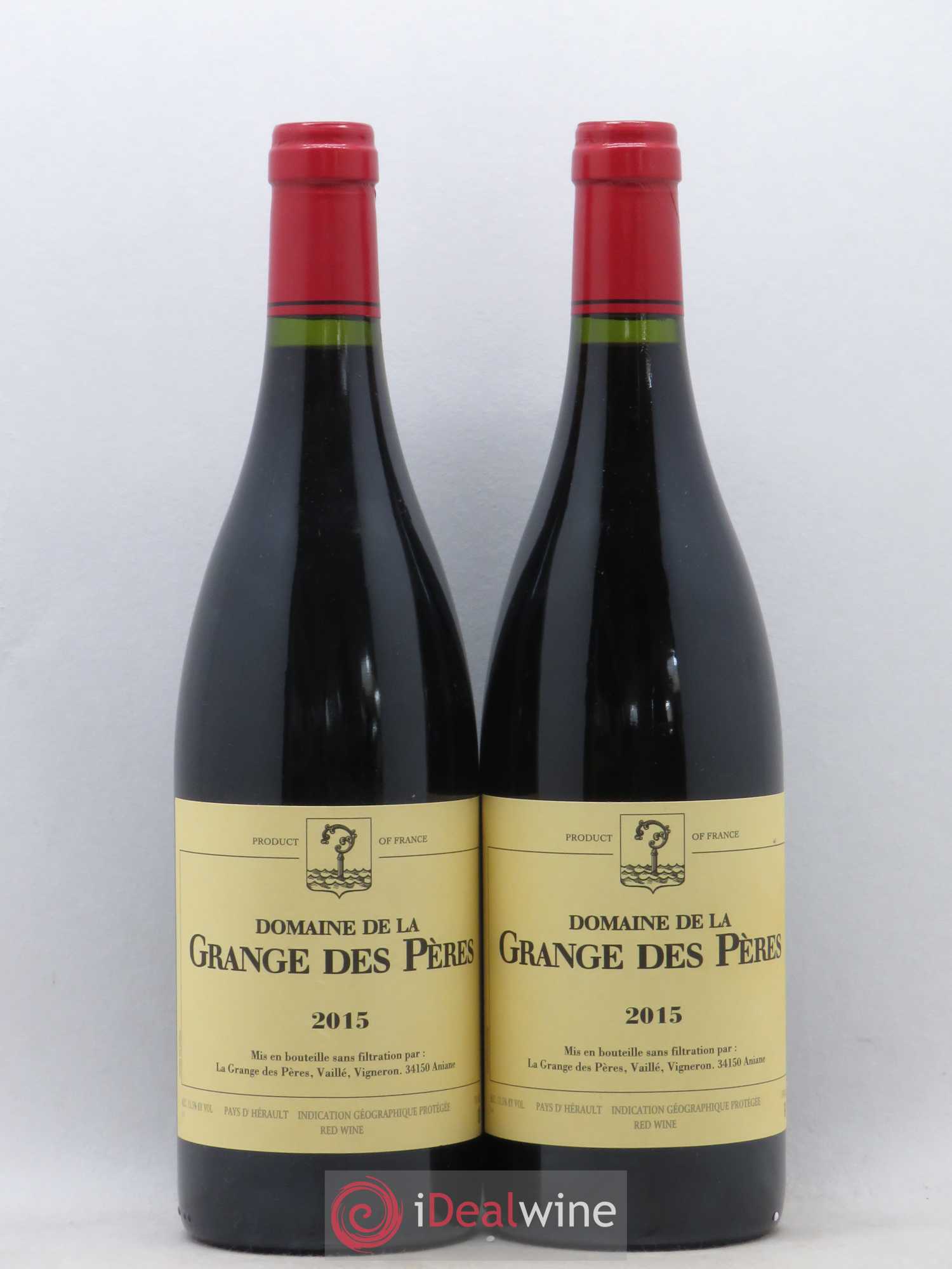 Pays d'Hérault Grange des Pères Laurent Vaillé 2015 - Lot de 2 bouteilles - 0