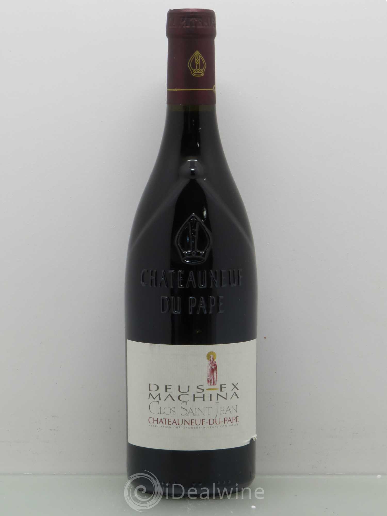 Châteauneuf-du-Pape Clos Saint-Jean Deus Ex Machina Pascal et Vincent Maurel 2011 - Lot de 1 bouteille - 0