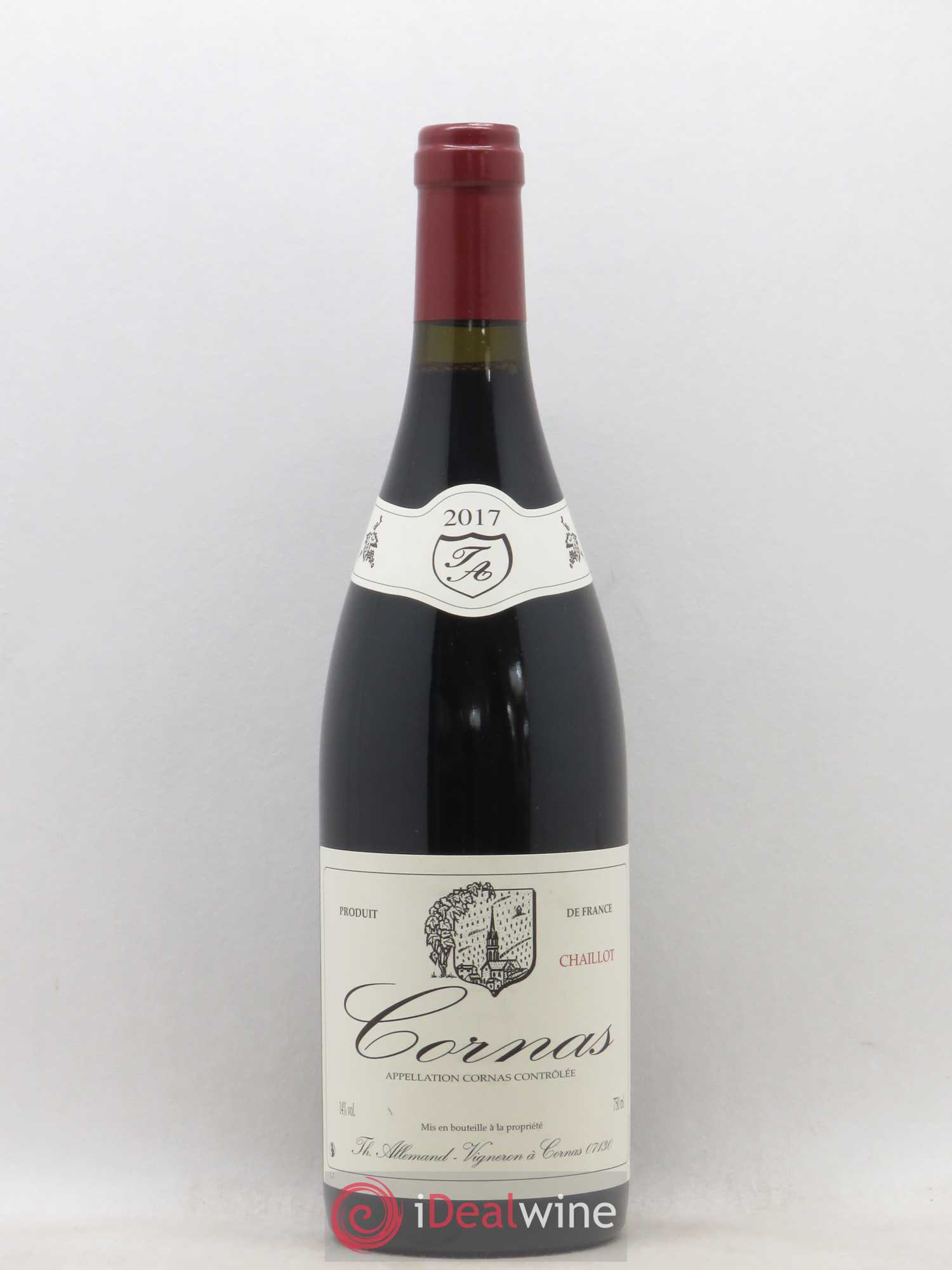Cornas Chaillot Thierry Allemand 2017 - Lot de 1 bouteille - 0