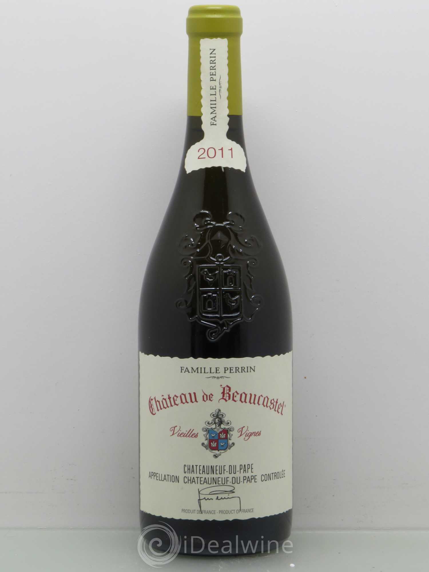 Châteauneuf-du-Pape Château de Beaucastel Vieilles vignes Roussanne Famille Perrin 2011 - Lot de 1 bouteille - 0