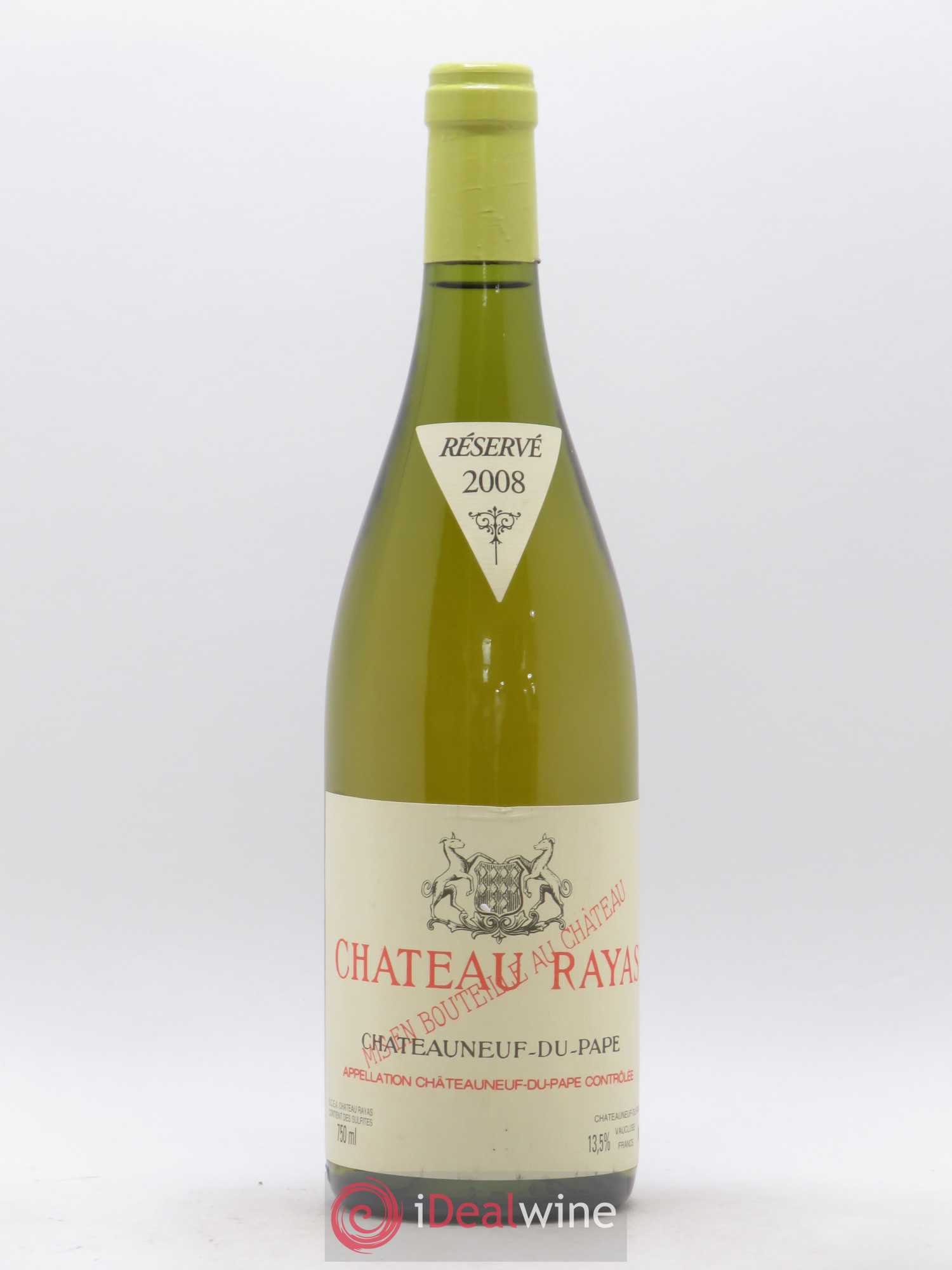 Châteauneuf-du-Pape Château Rayas Emmanuel Reynaud 2008 - Lot de 1 bouteille - 0