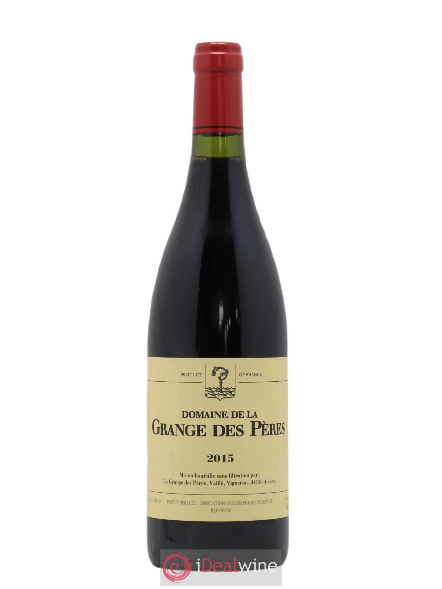 Pays d'Hérault Grange des Pères Laurent Vaillé 2015 - Lot de 1 bouteille - 0