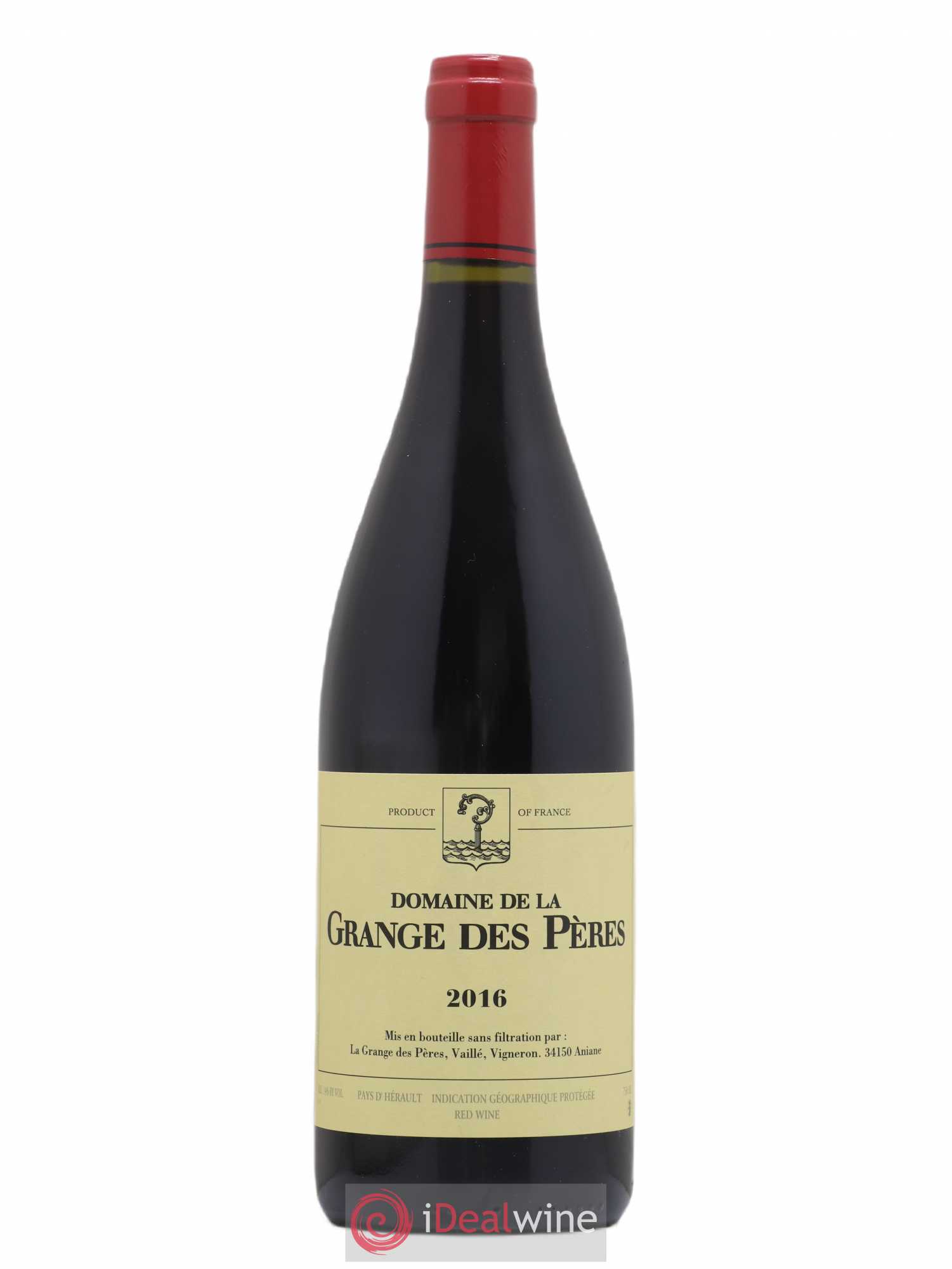 Pays d'Hérault Grange des Pères Laurent Vaillé 2016 - Lot de 1 bouteille - 0