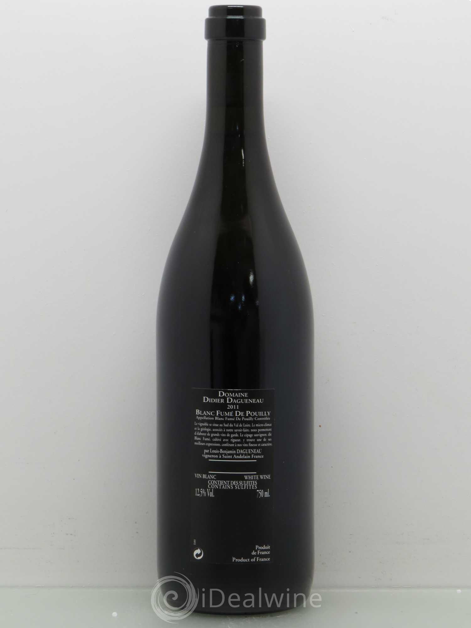 Vin de France (anciennement Pouilly-Fumé) Silex Dagueneau (Domaine Didier - Louis-Benjamin) 2011 - Lot de 1 bouteille - 1