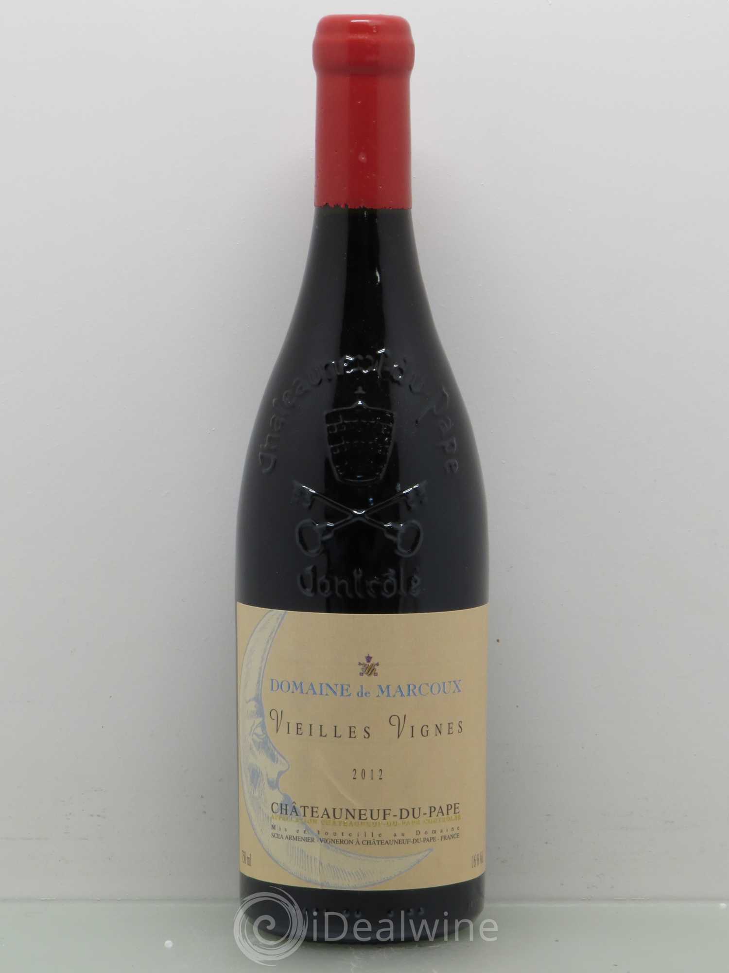 Châteauneuf-du-Pape Vieilles Vignes Marcoux (Domaine de) 2012 - Lot de 1 bouteille - 0