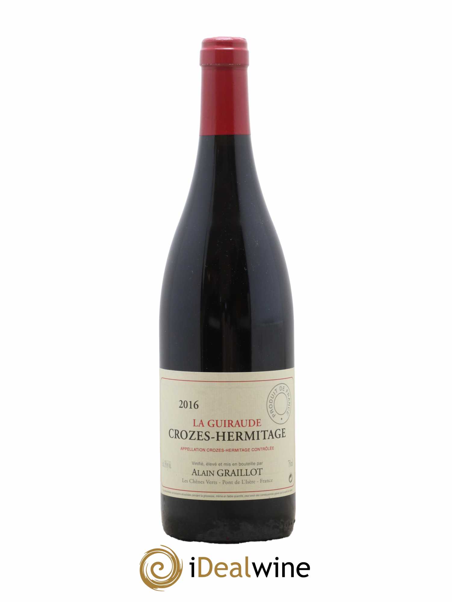 Crozes-Hermitage La Guiraude Domaine Graillot 2016 - Lot de 1 bouteille - 0