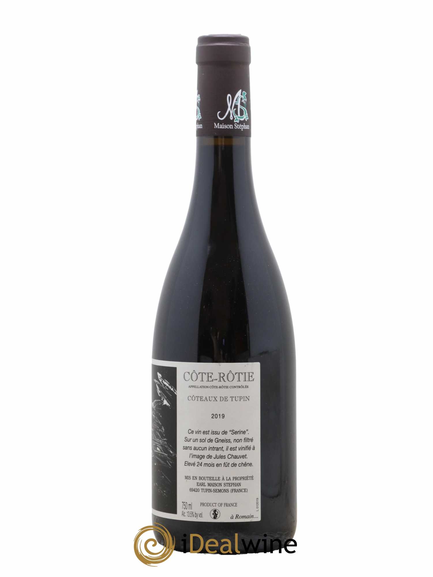 Côte-Rôtie Coteaux de Tupin Jean-Michel Stephan 2019 - Lot de 1 bouteille - 1
