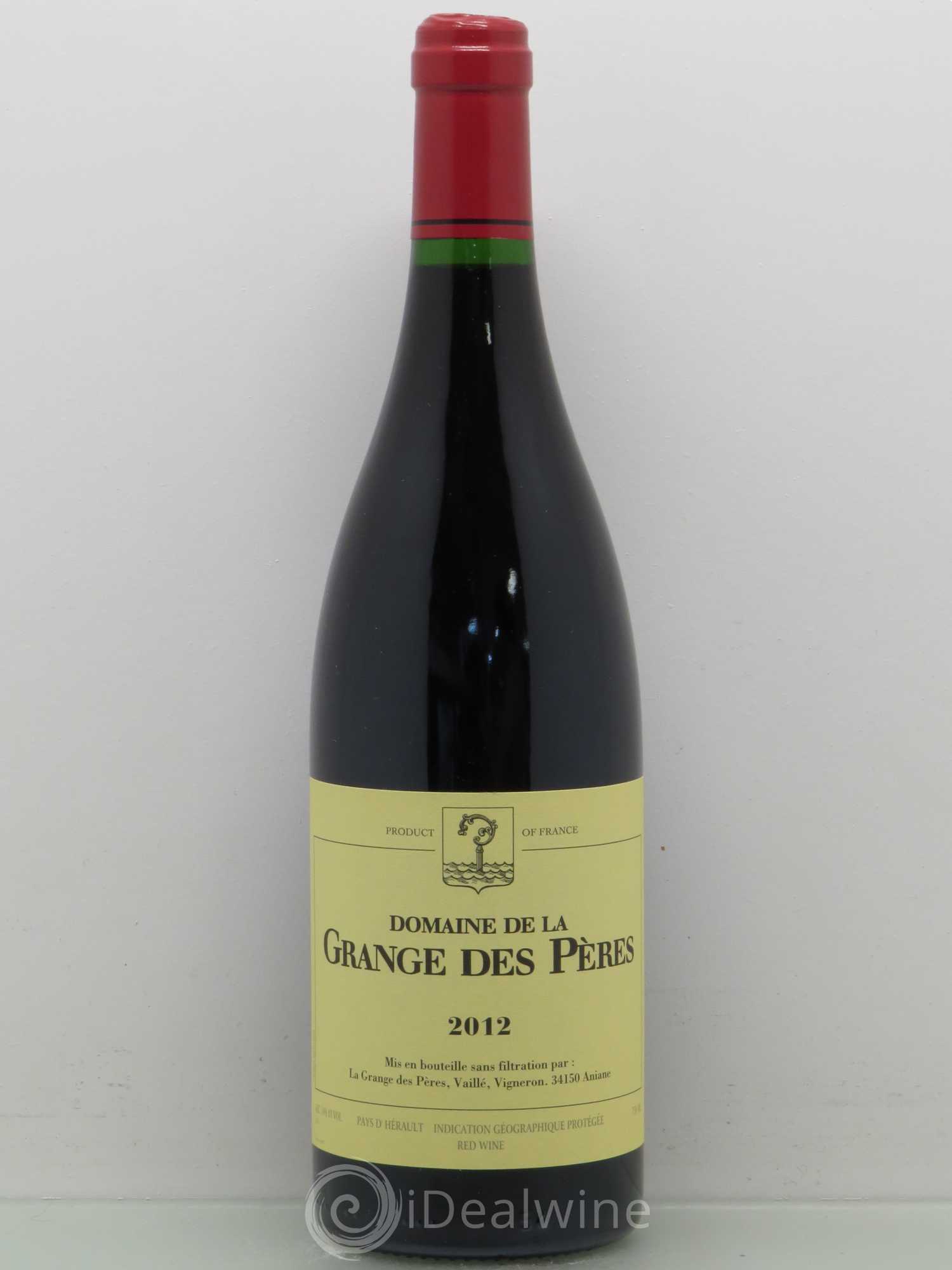 Pays d'Hérault Grange des Pères Laurent Vaillé 2012 - Lot de 1 bouteille - 0