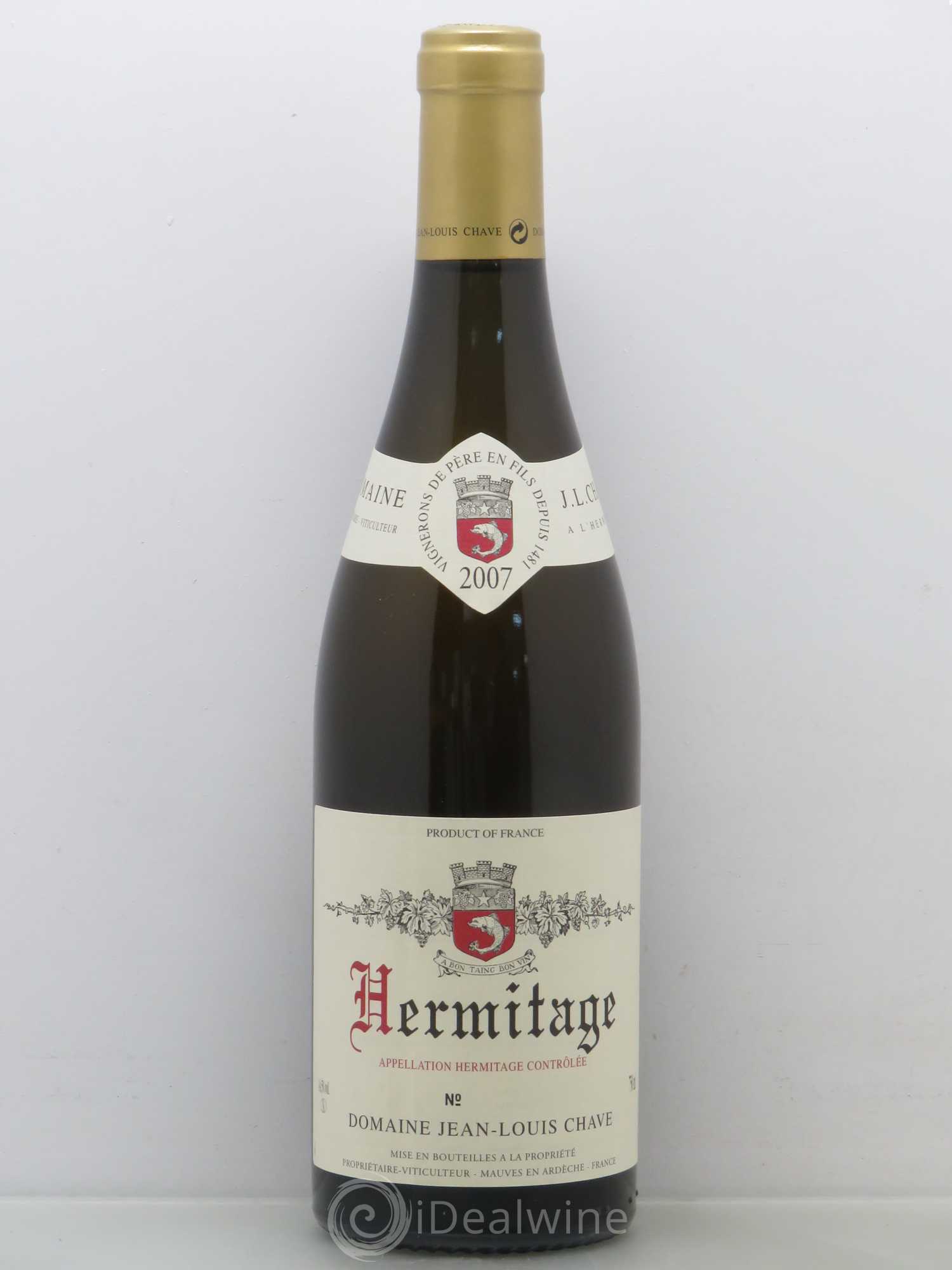 Hermitage Jean-Louis Chave 2007 - Lot de 1 bouteille - 0
