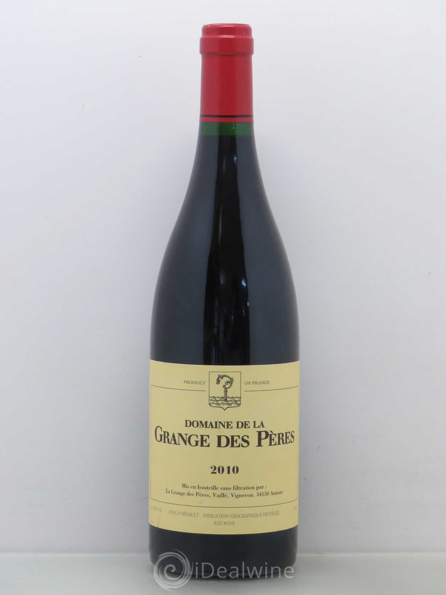 Pays d'Hérault Grange des Pères Laurent Vaillé 2010 - Lot de 1 bouteille - 0