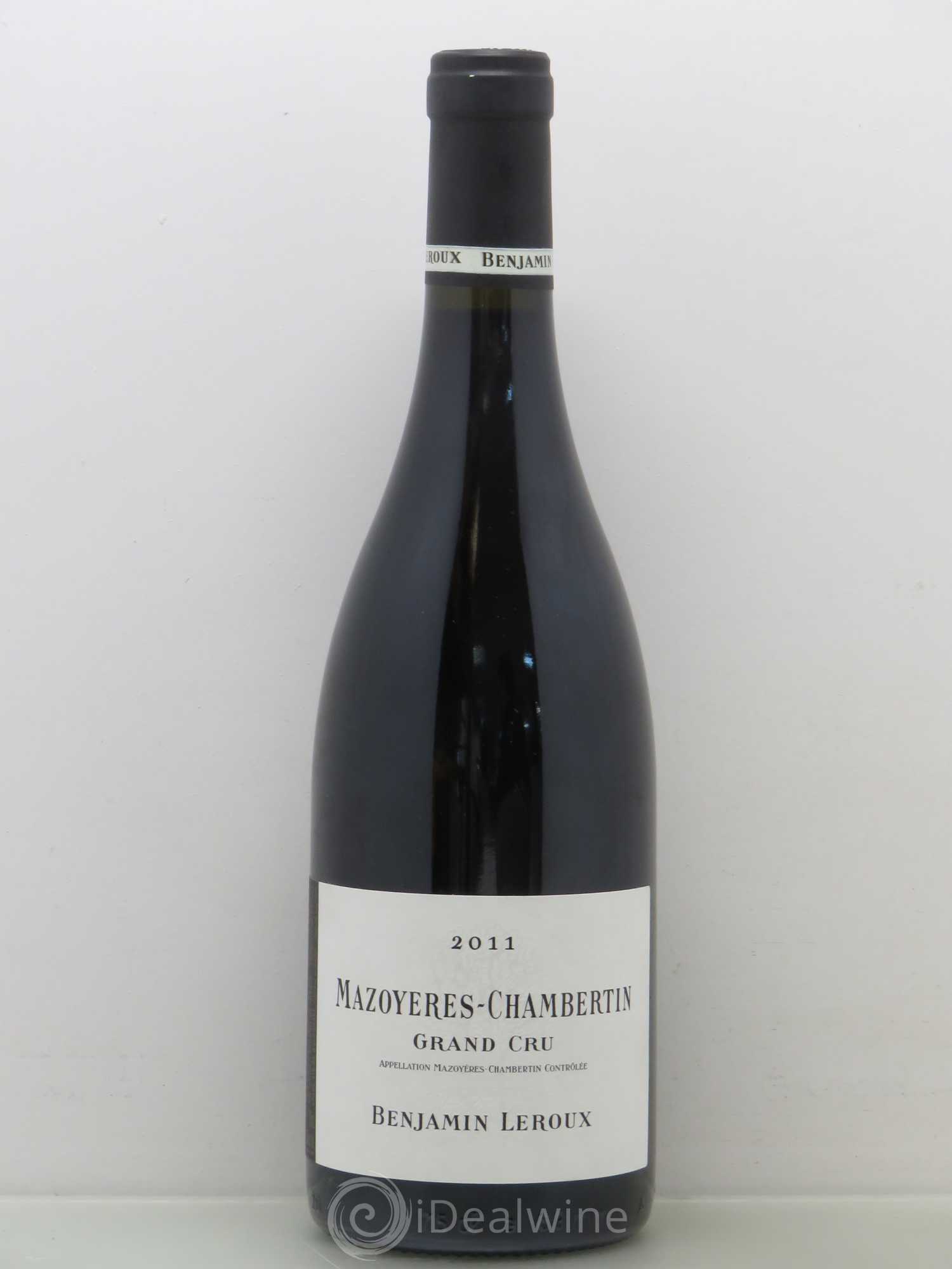 Mazoyères-Chambertin Grand Cru Benjamin Leroux 2011 - Lot de 1 bouteille - 0
