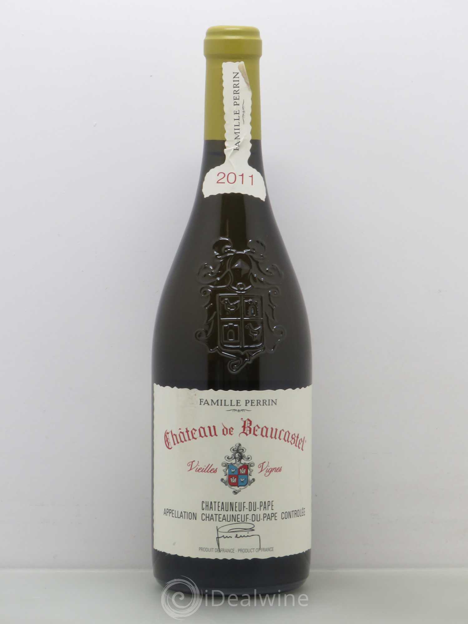 Châteauneuf-du-Pape Château de Beaucastel Vieilles vignes Roussanne Famille Perrin 2011 - Lot de 1 bouteille - 0
