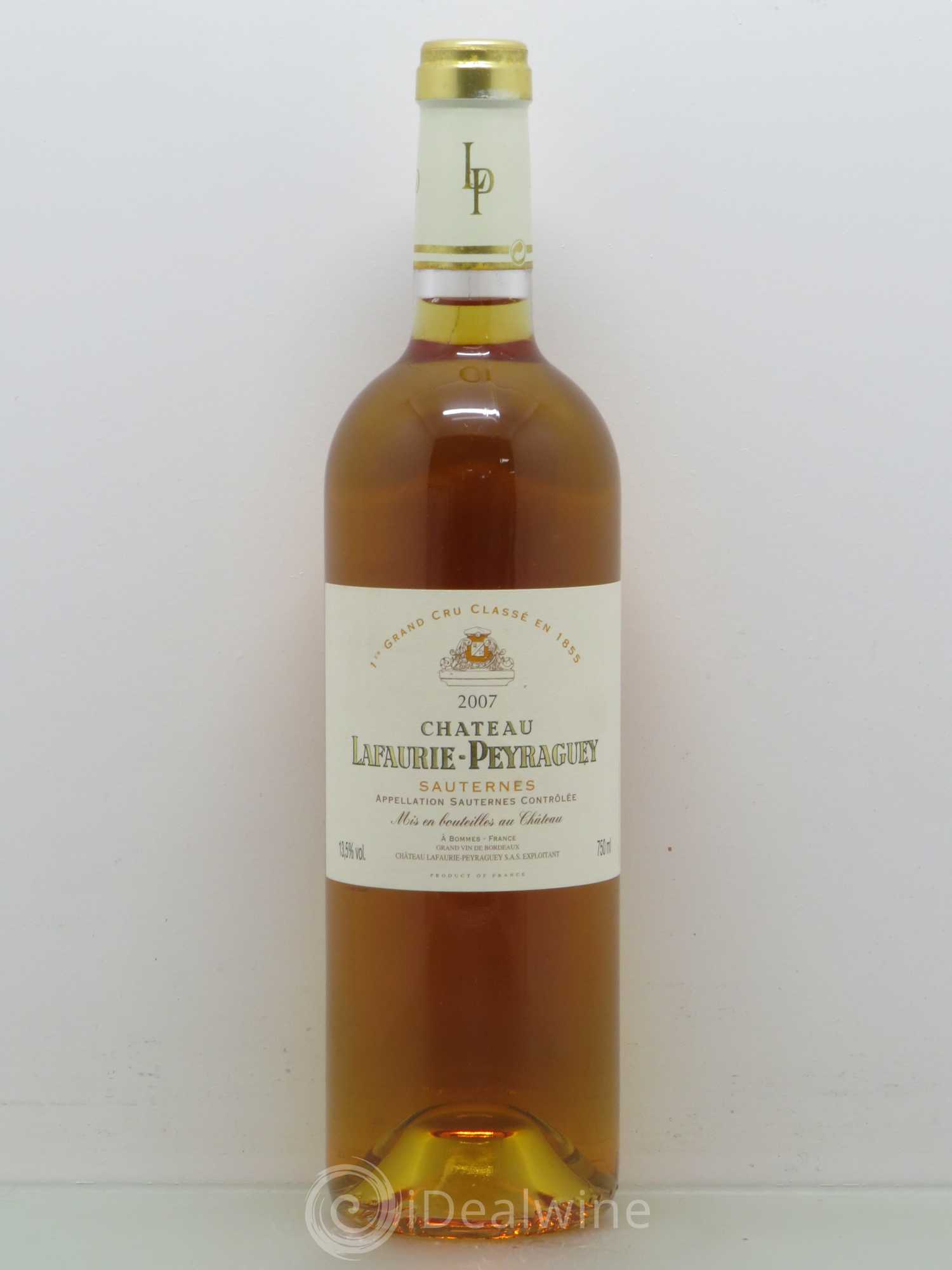 Château Lafaurie-Peyraguey 1er Grand Cru Classé 2007 - Lotto di 1 bottiglia - 0