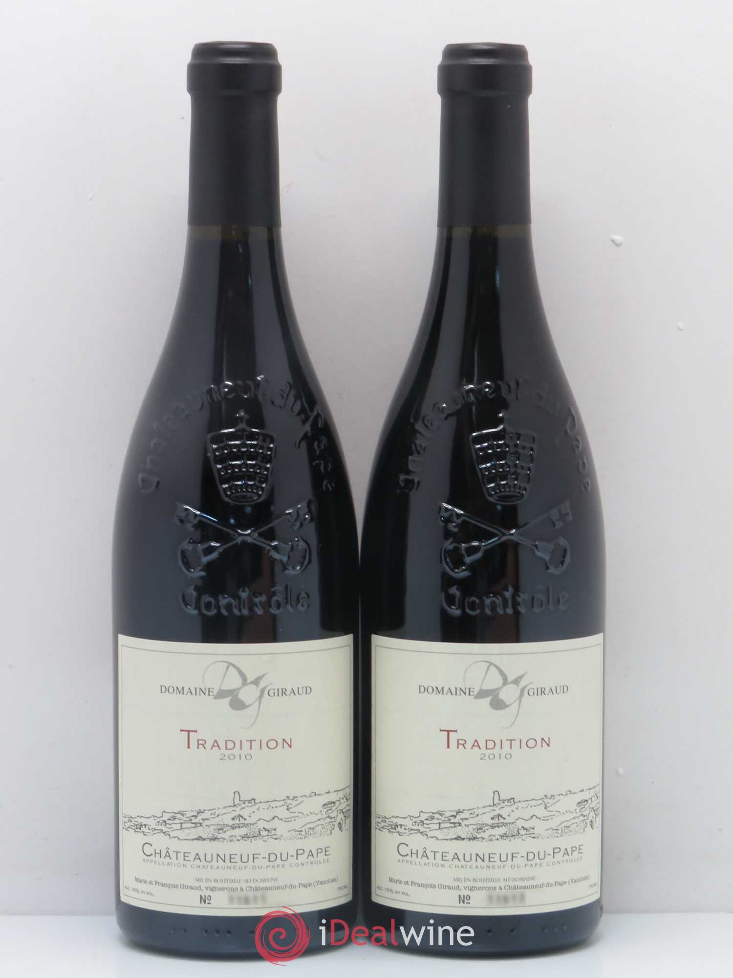 Châteauneuf-du-Pape Tradition Giraud (Domaine) 2010 - Lot de 2 bouteilles - 0