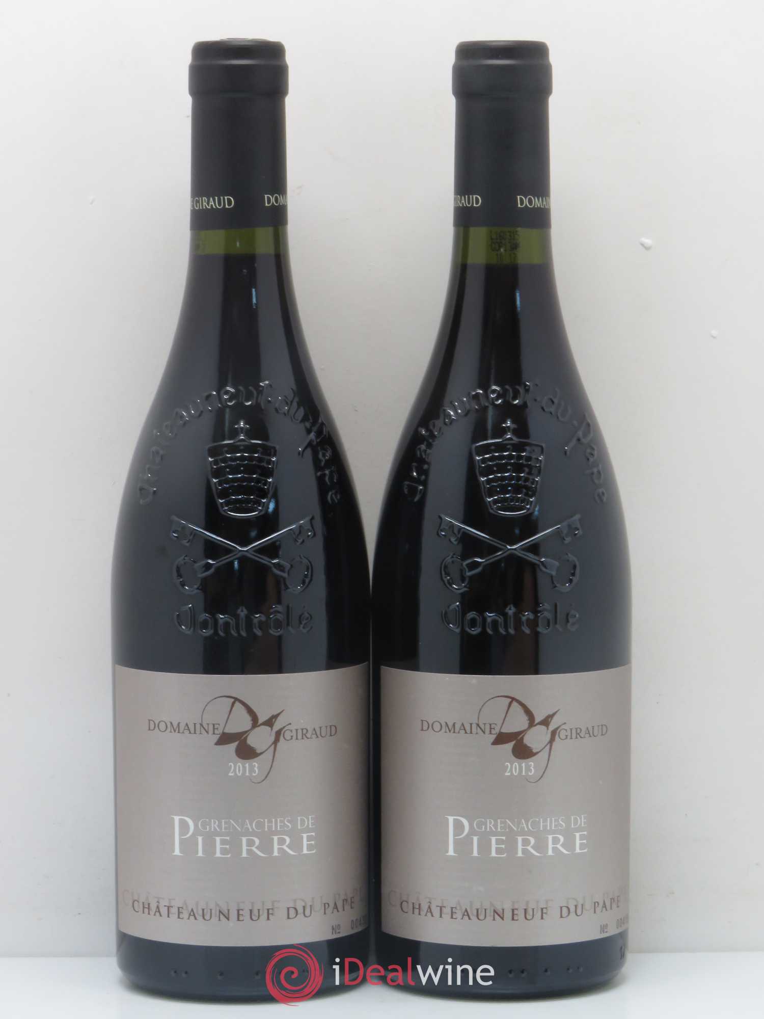 Châteauneuf-du-Pape Les Grenaches De Pierre Giraud (Domaine) 2013 - Lot de 2 bouteilles - 0