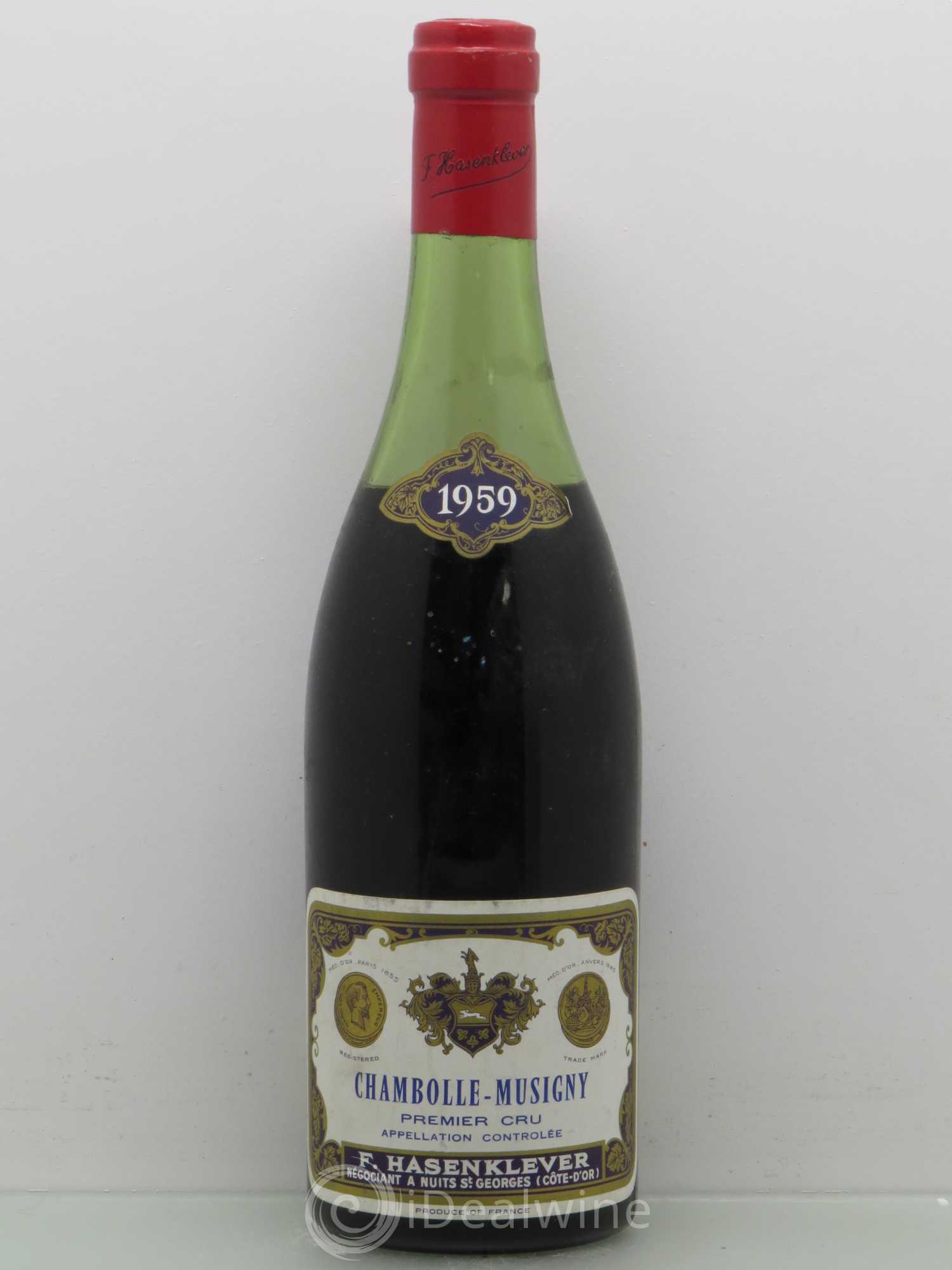 Chambolle-Musigny 1er Cru Hasenklever 1959 - Lot de 1 bouteille - 0