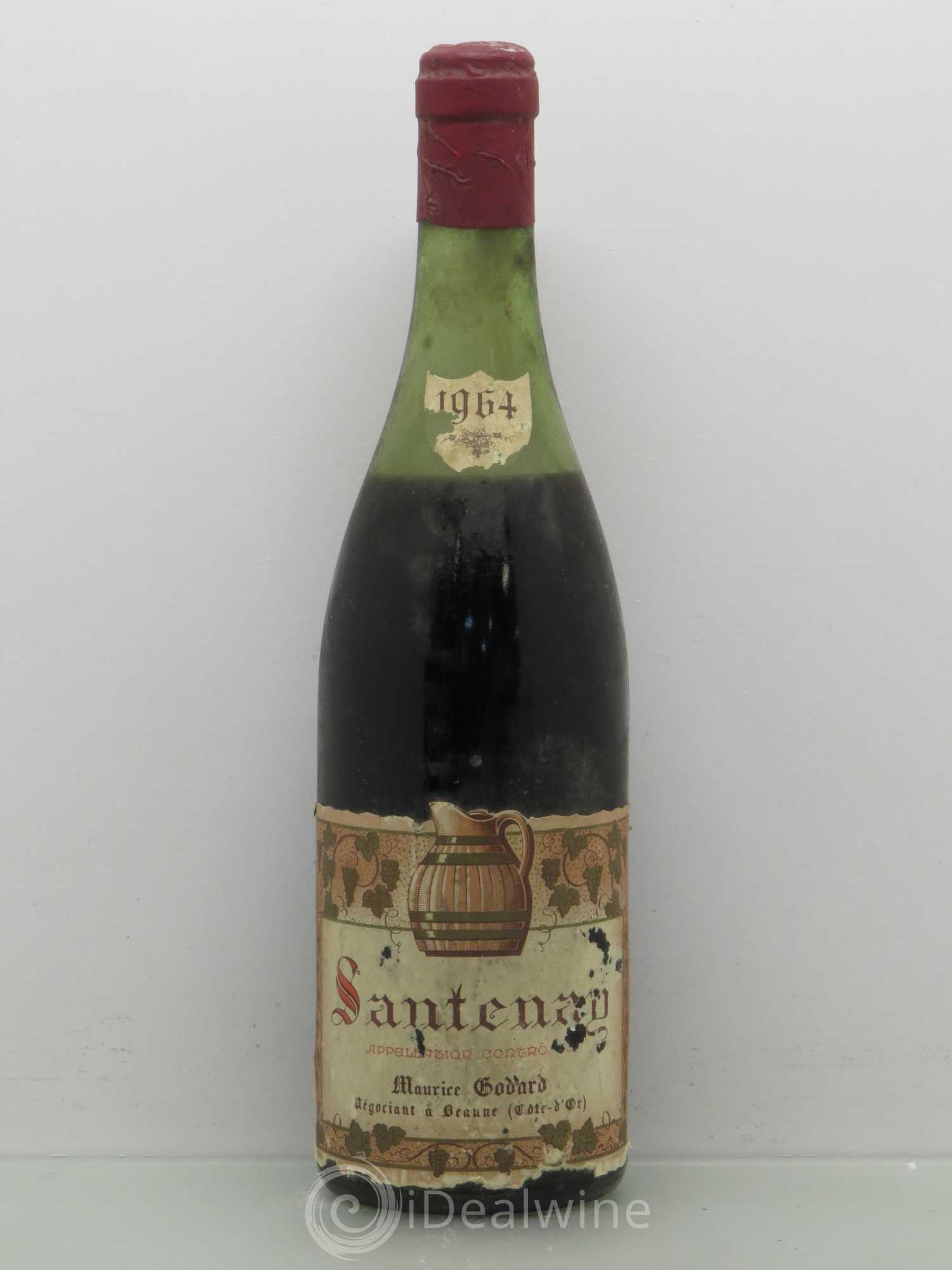 Santenay Maurice Doddart 1964 - Posten von 1 Flasche - 0