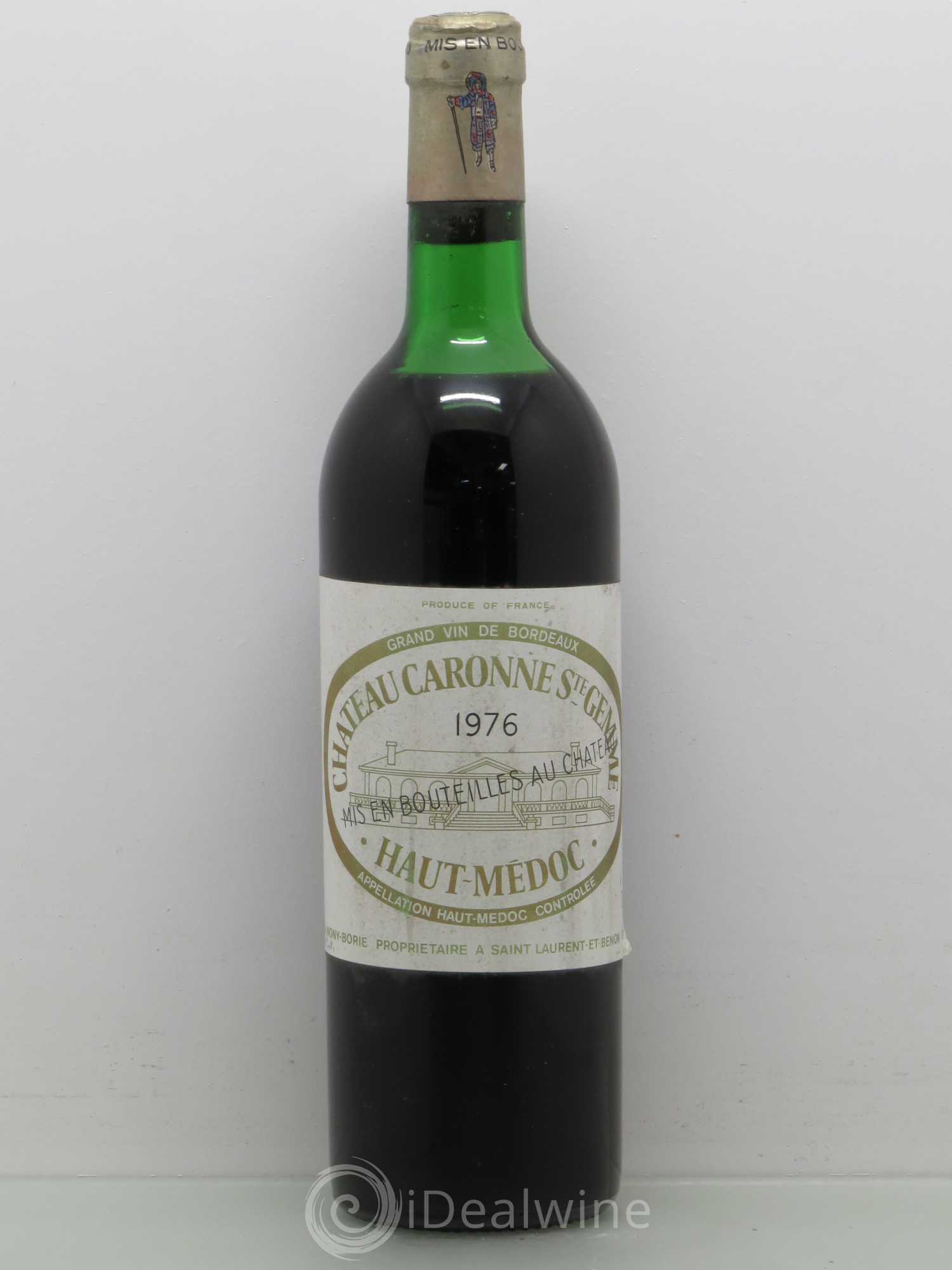 Château Caronne Sainte-Gemme Cru Bourgeois 1976 - Lot de 1 bouteille - 0