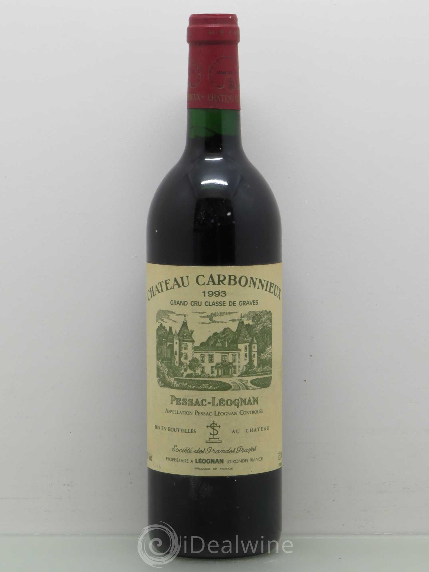 Château Carbonnieux Cru Classé de Graves 1993 - Lot de 1 bouteille - 0
