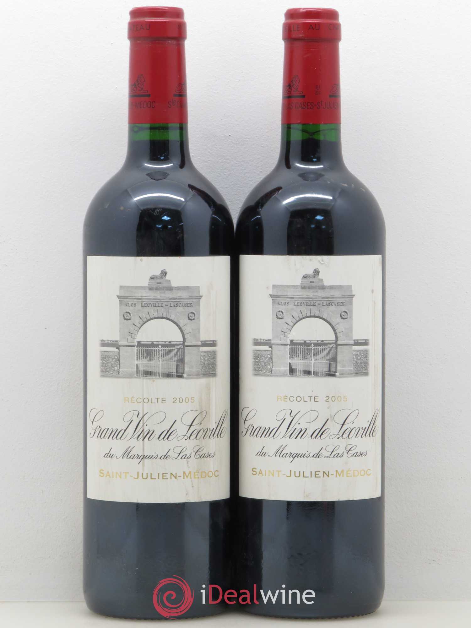 Château Léoville Las Cases 2ème Grand Cru Classé 2005 - Lot de 2 bouteilles - 0