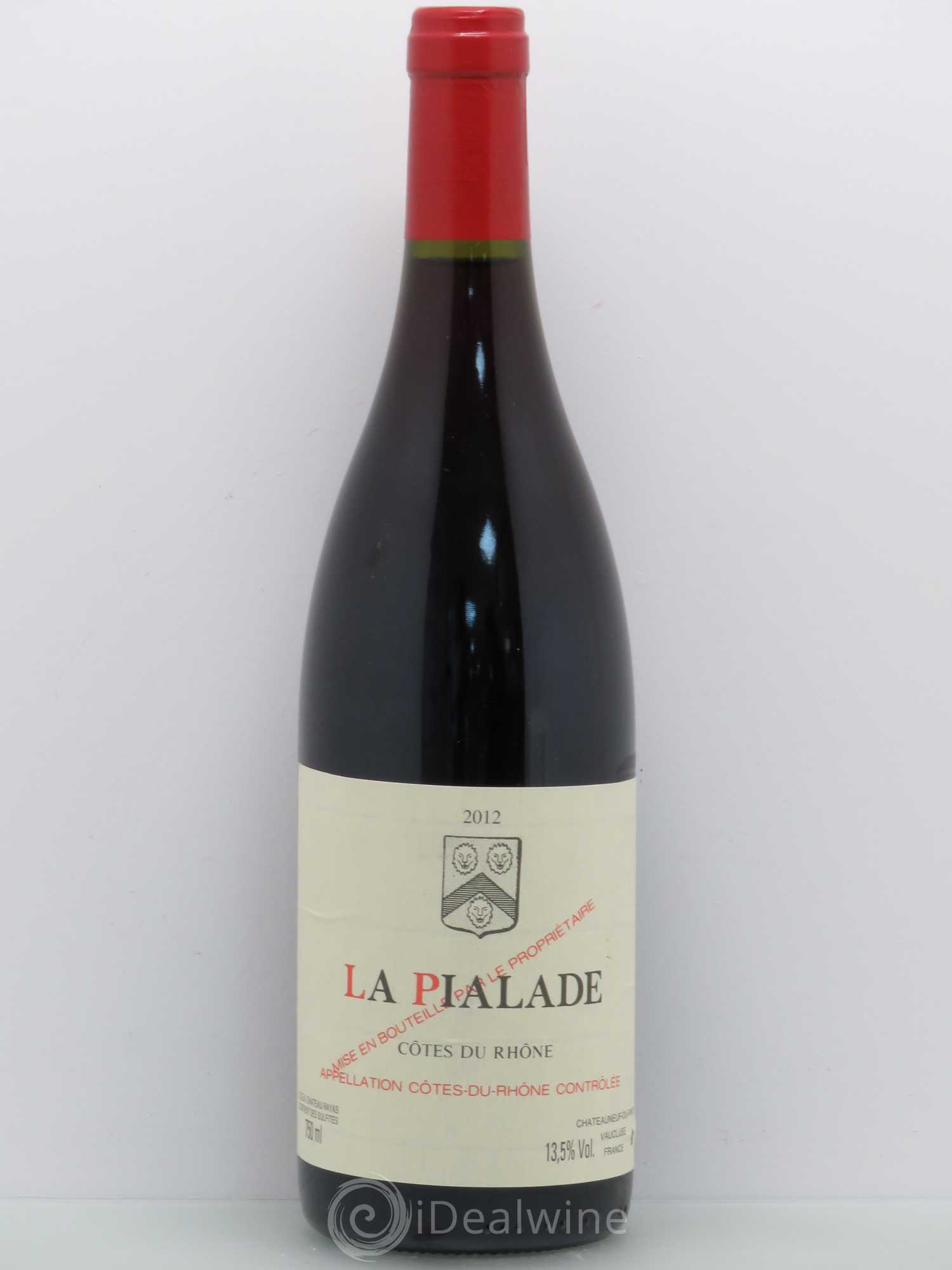 Côtes-du-Rhône La Pialade Emmanuel Reynaud 2012 - Lot de 1 bouteille - 0