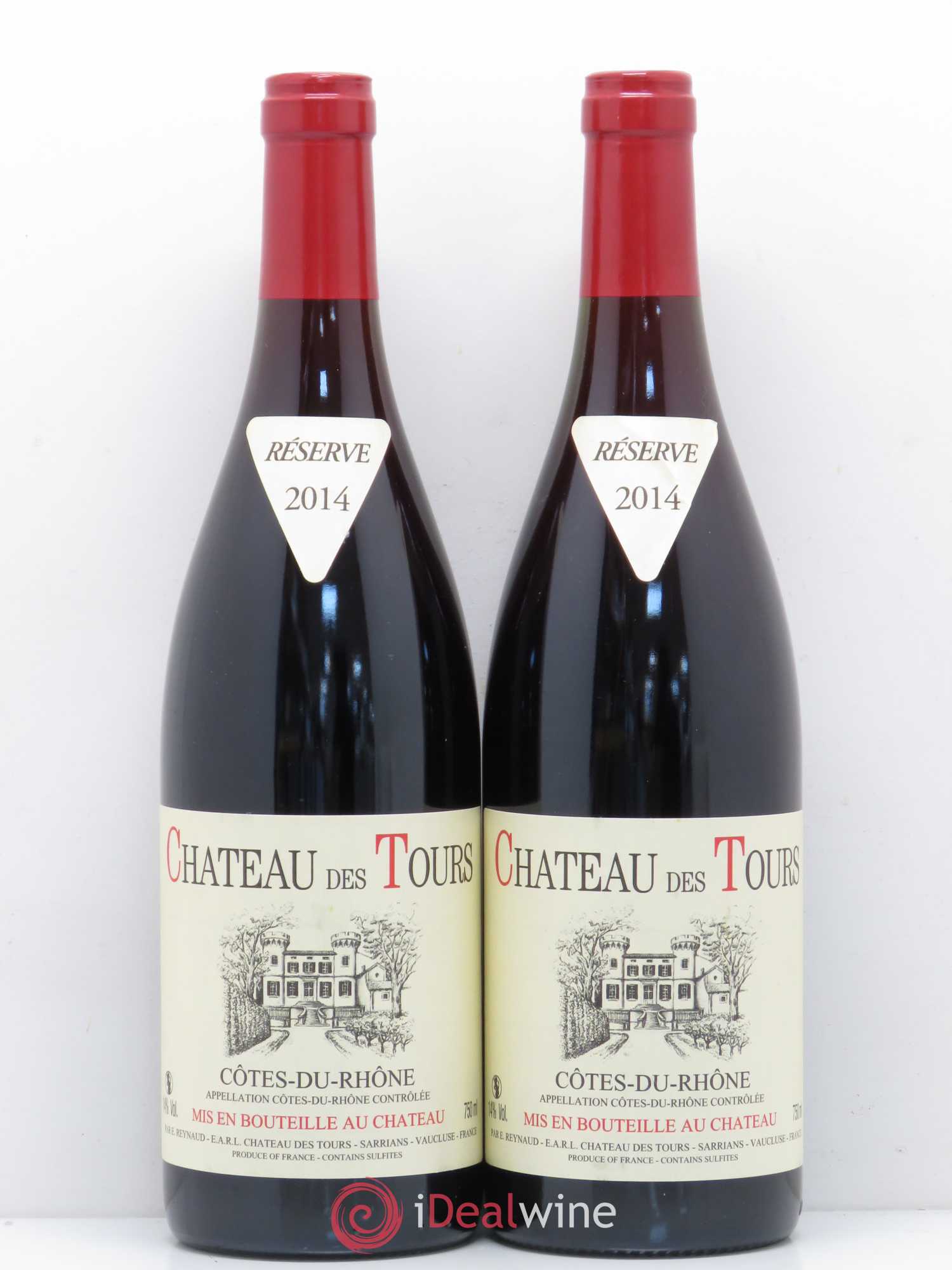 Côtes-du-Rhône Château des Tours Emmanuel Reynaud 2014 - Lot de 2 bouteilles - 0
