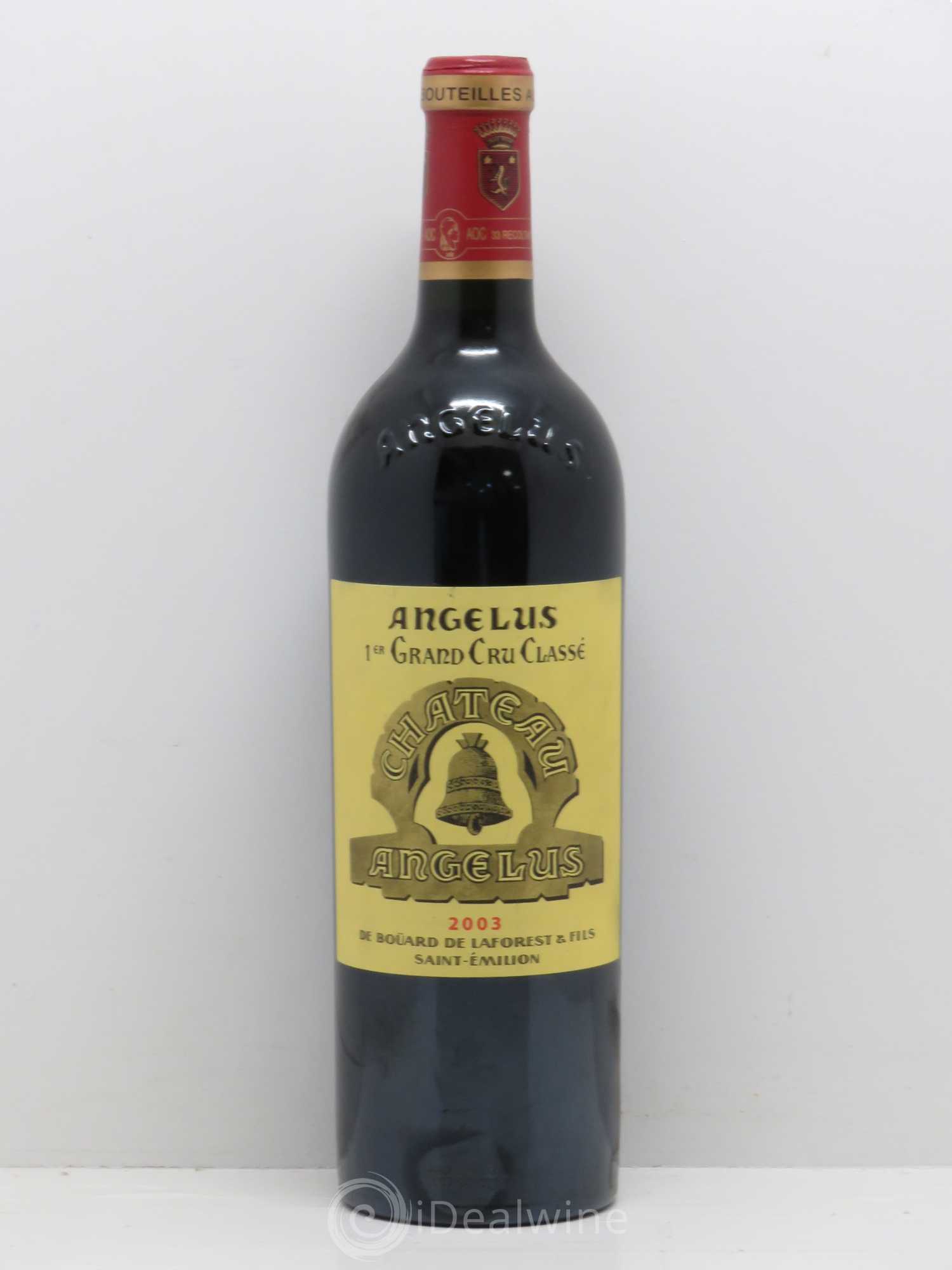 Château Angélus 1er Grand Cru Classé A 2003 - Lot de 1 bouteille - 0