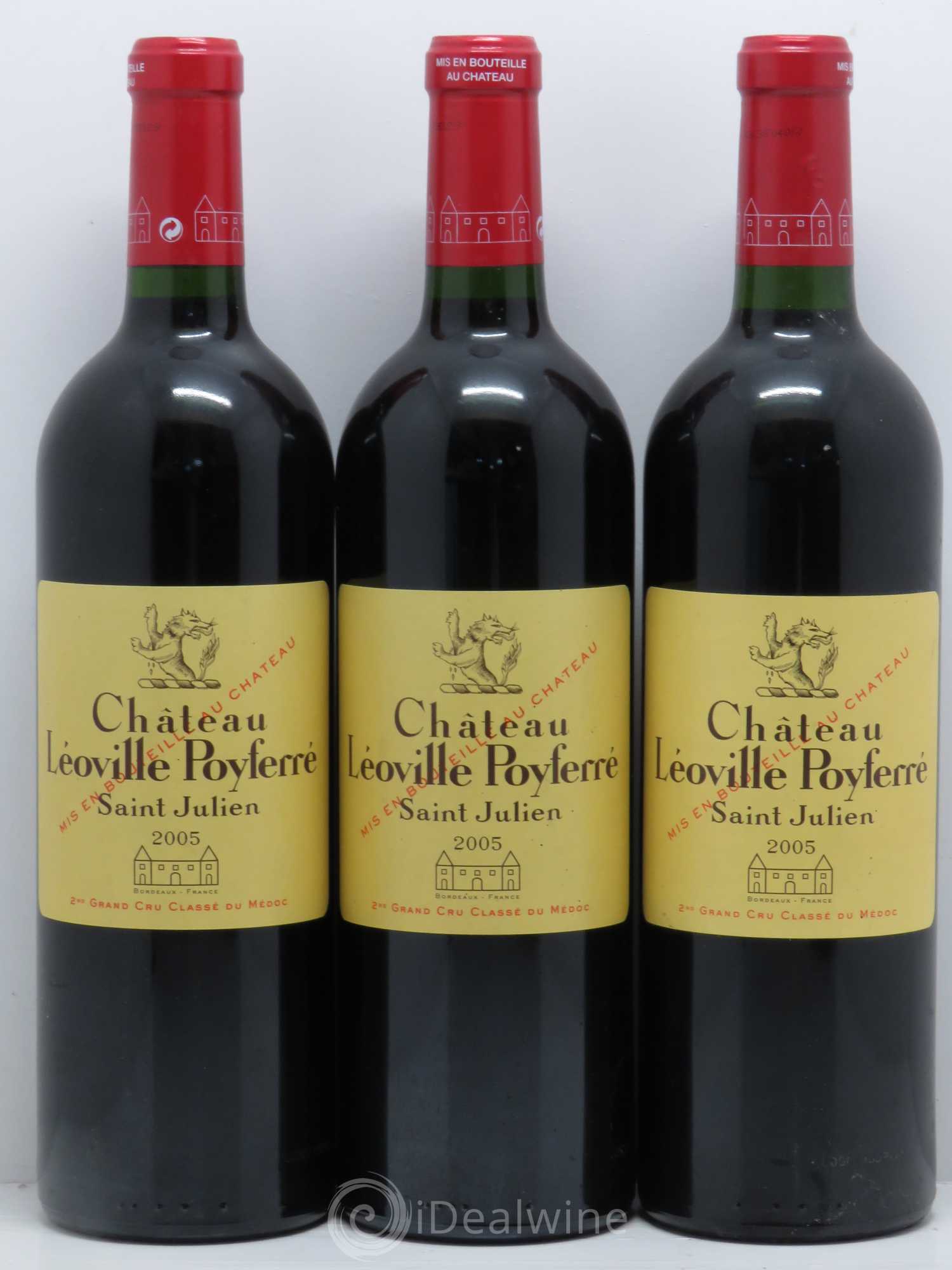 Château Léoville Poyferré 2ème Grand Cru Classé 2005 - Lot de 6 bouteilles - 2