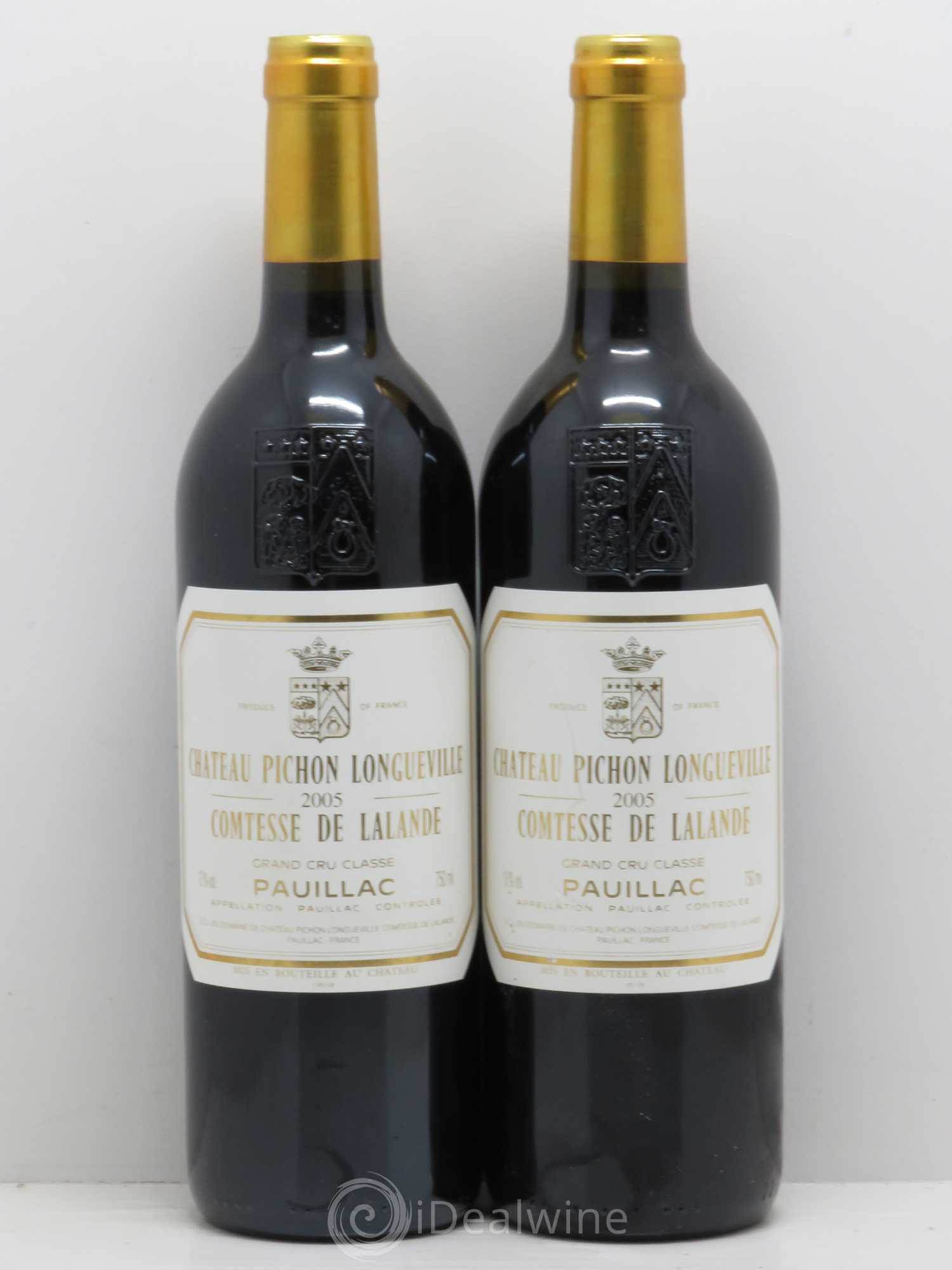 Château Pichon Longueville Comtesse de Lalande 2ème Grand Cru Classé 2005 - Lot de 2 bouteilles - 0