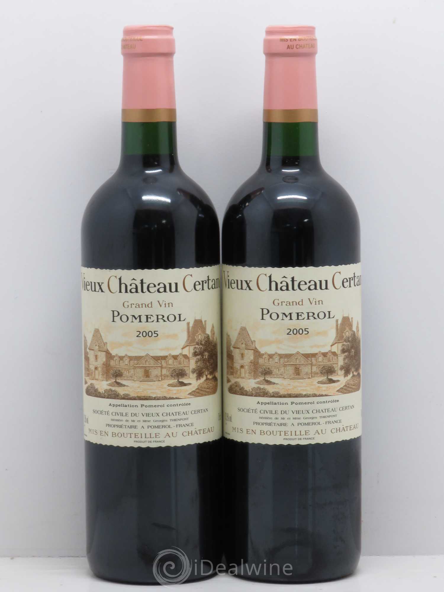 Vieux Château Certan 2005 - Lot de 2 bouteilles - 0