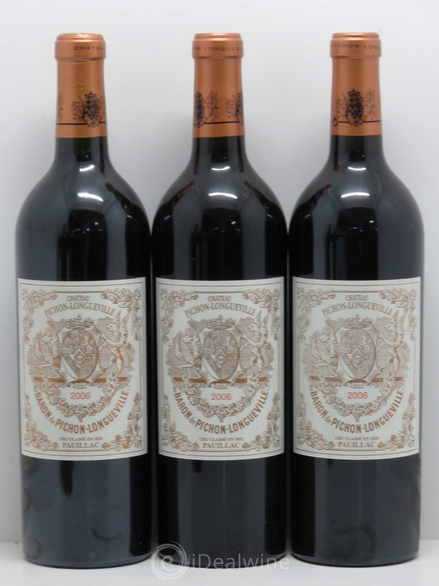 Pichon Longueville Baron 2ème Grand Cru Classé 2006 - Lot de 5 bouteilles - 1