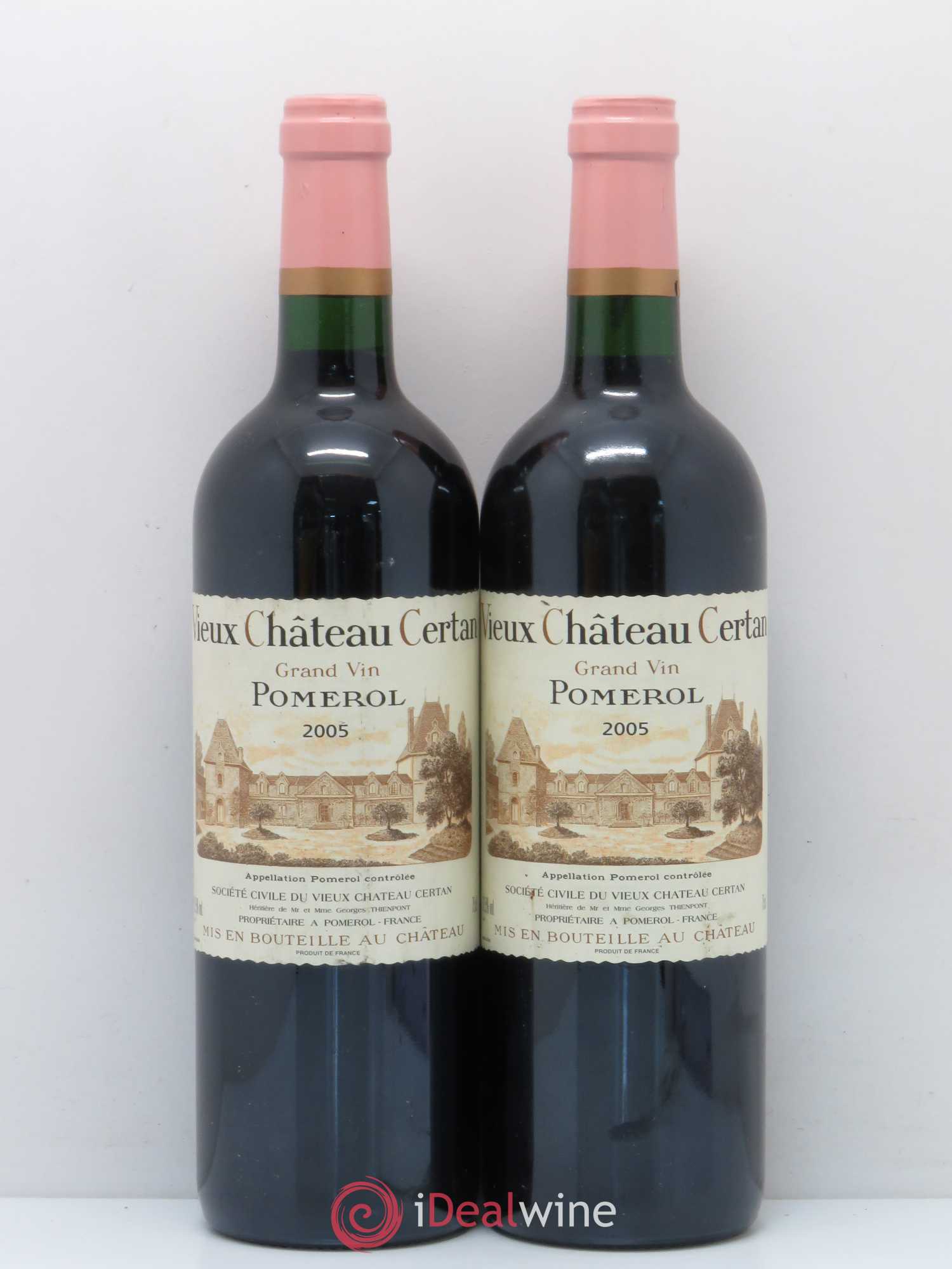 Vieux Château Certan 2005 - Lot de 2 bouteilles - 0