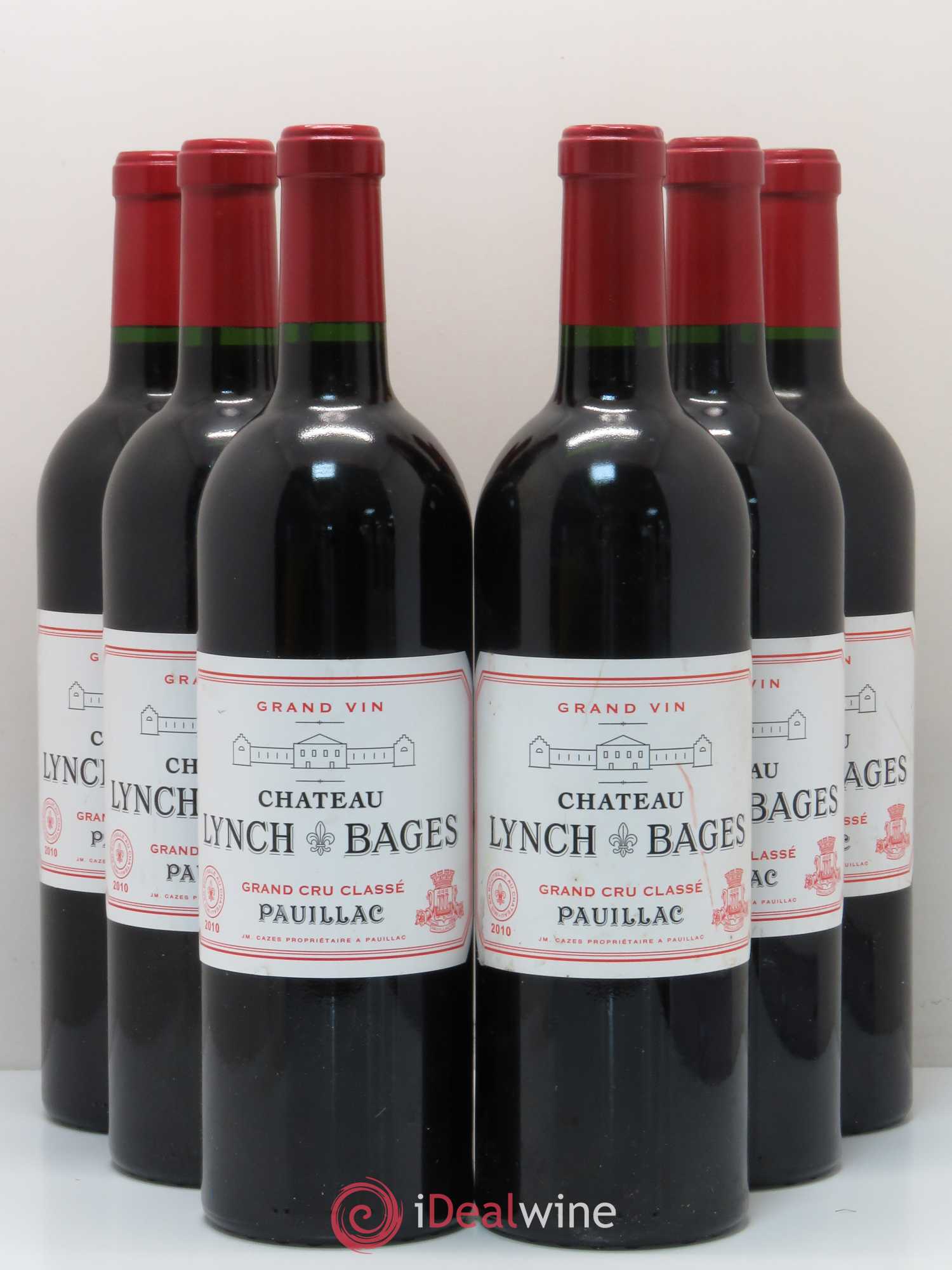 Château Lynch Bages 5ème Grand Cru Classé 2010 - Lot de 6 bouteilles - 0