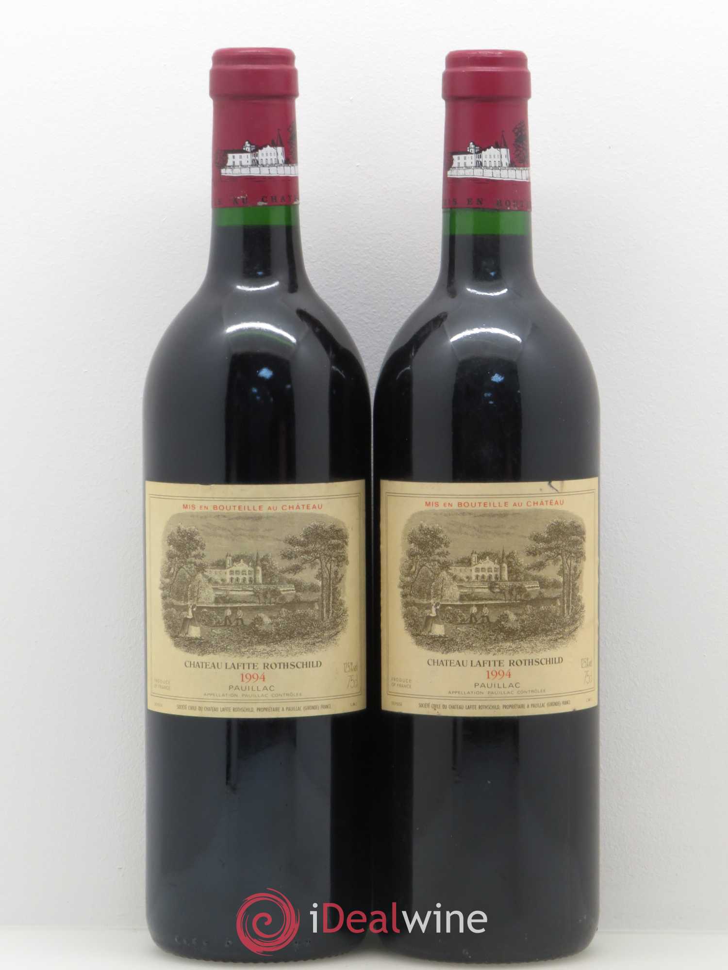 Château Lafite Rothschild 1er Grand Cru Classé 1994 - Lot de 2 bouteilles - 0