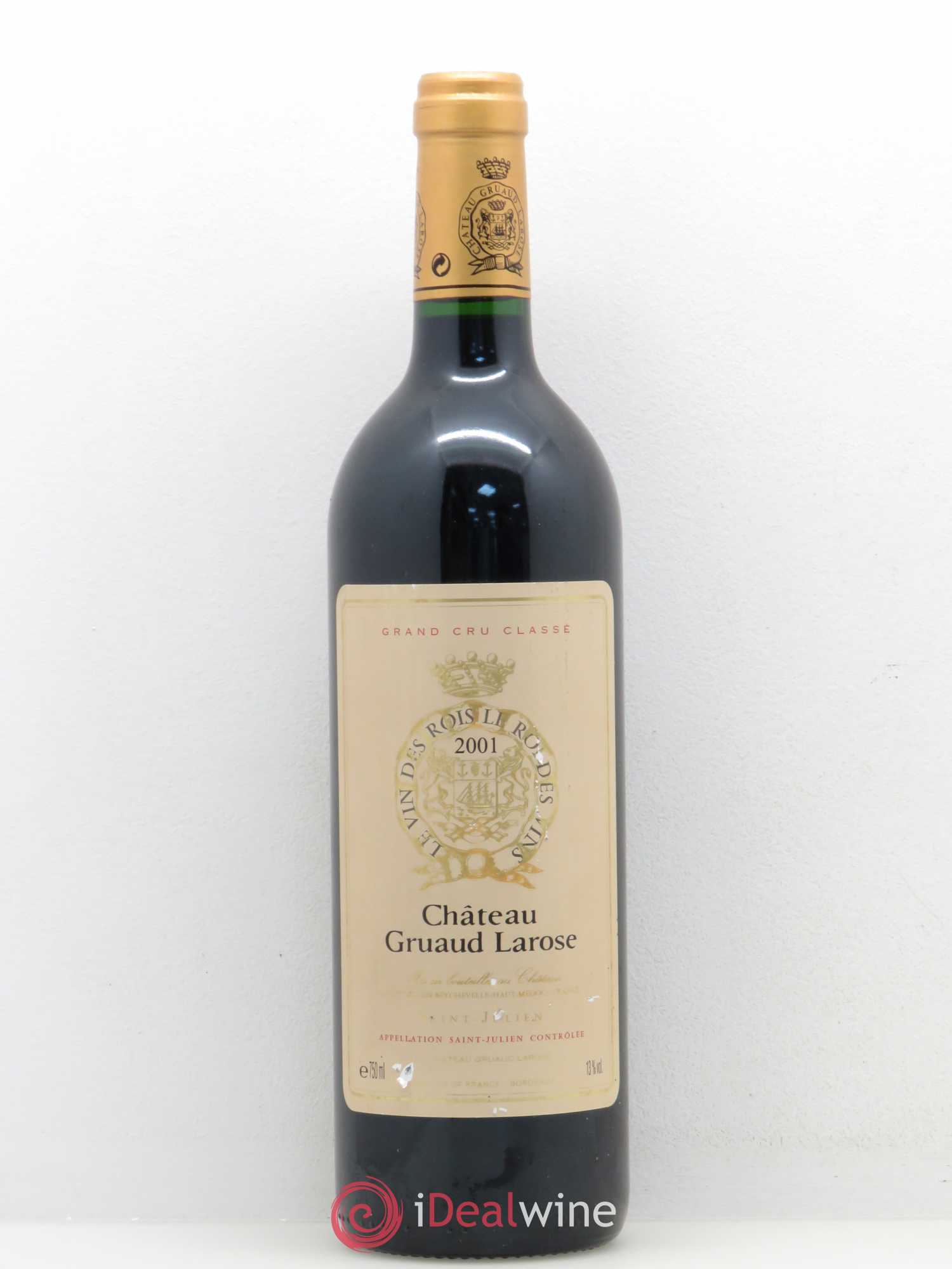 Château Gruaud Larose 2ème Grand Cru Classé 2001 - Lot de 1 bouteille - 0