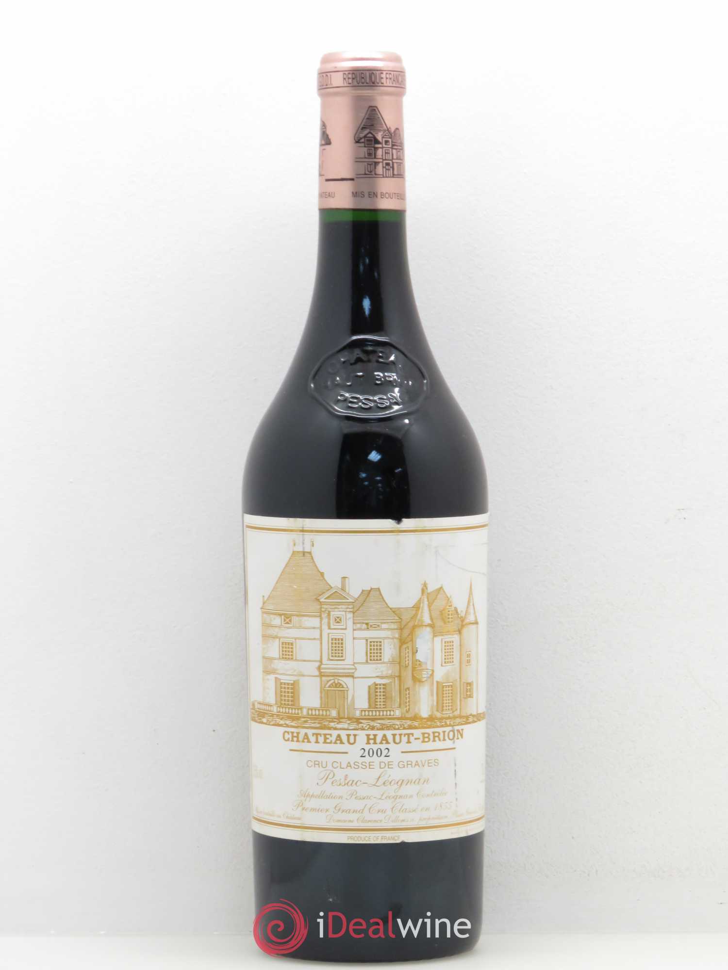 Château Haut Brion 1er Grand Cru Classé 2002 - Lot de 1 bouteille - 0