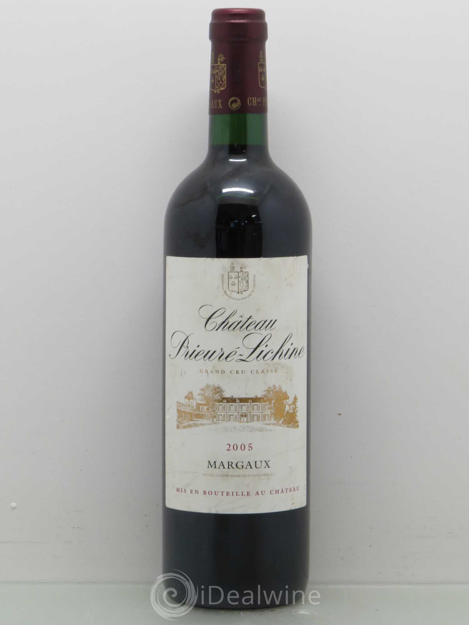 Château Prieuré Lichine 4ème Grand Cru Classé 2005 - Lot de 1 bouteille - 0