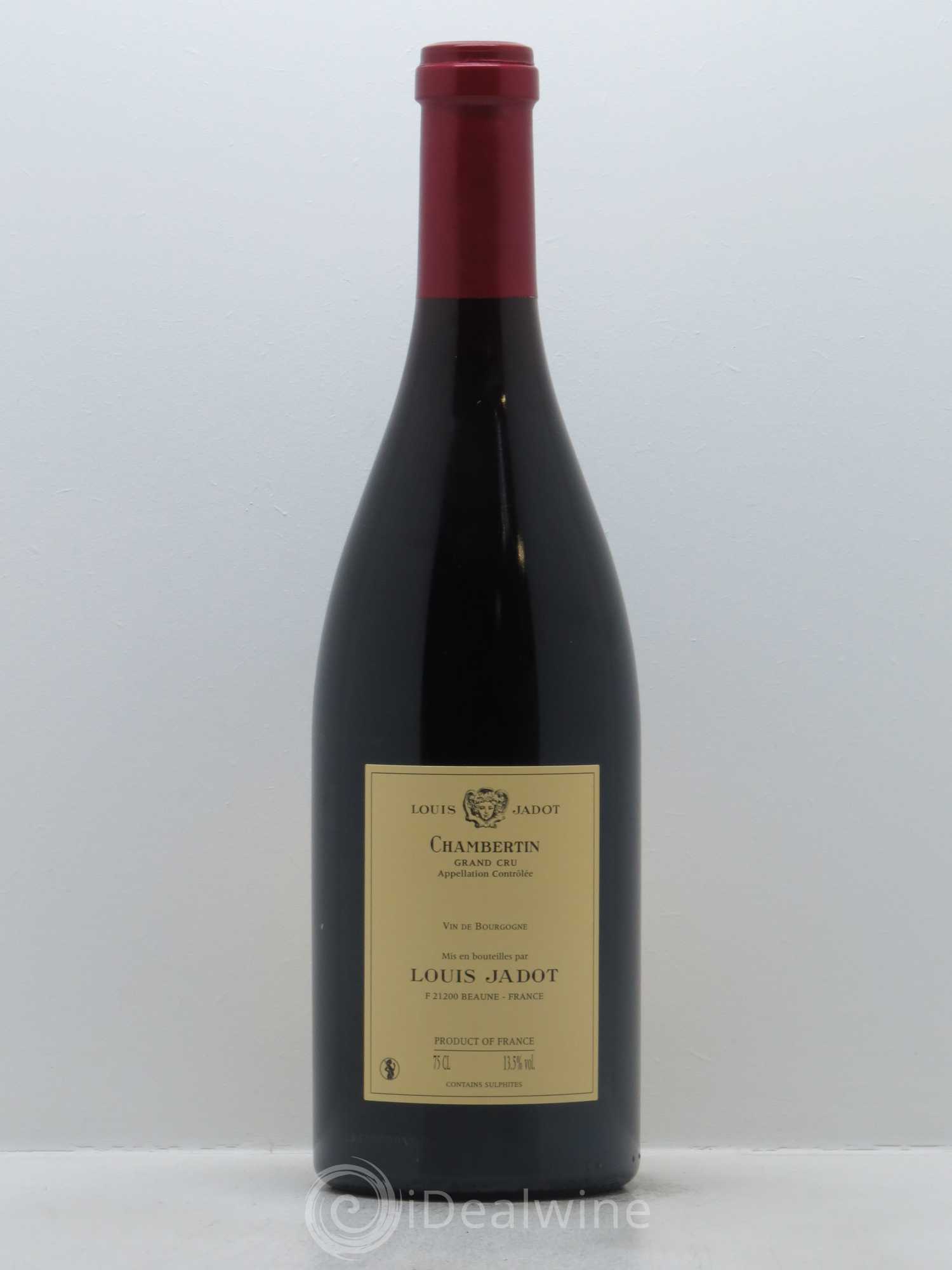 Chambertin Grand Cru Maison Louis Jadot 2015 - Lot de 1 bouteille - 1
