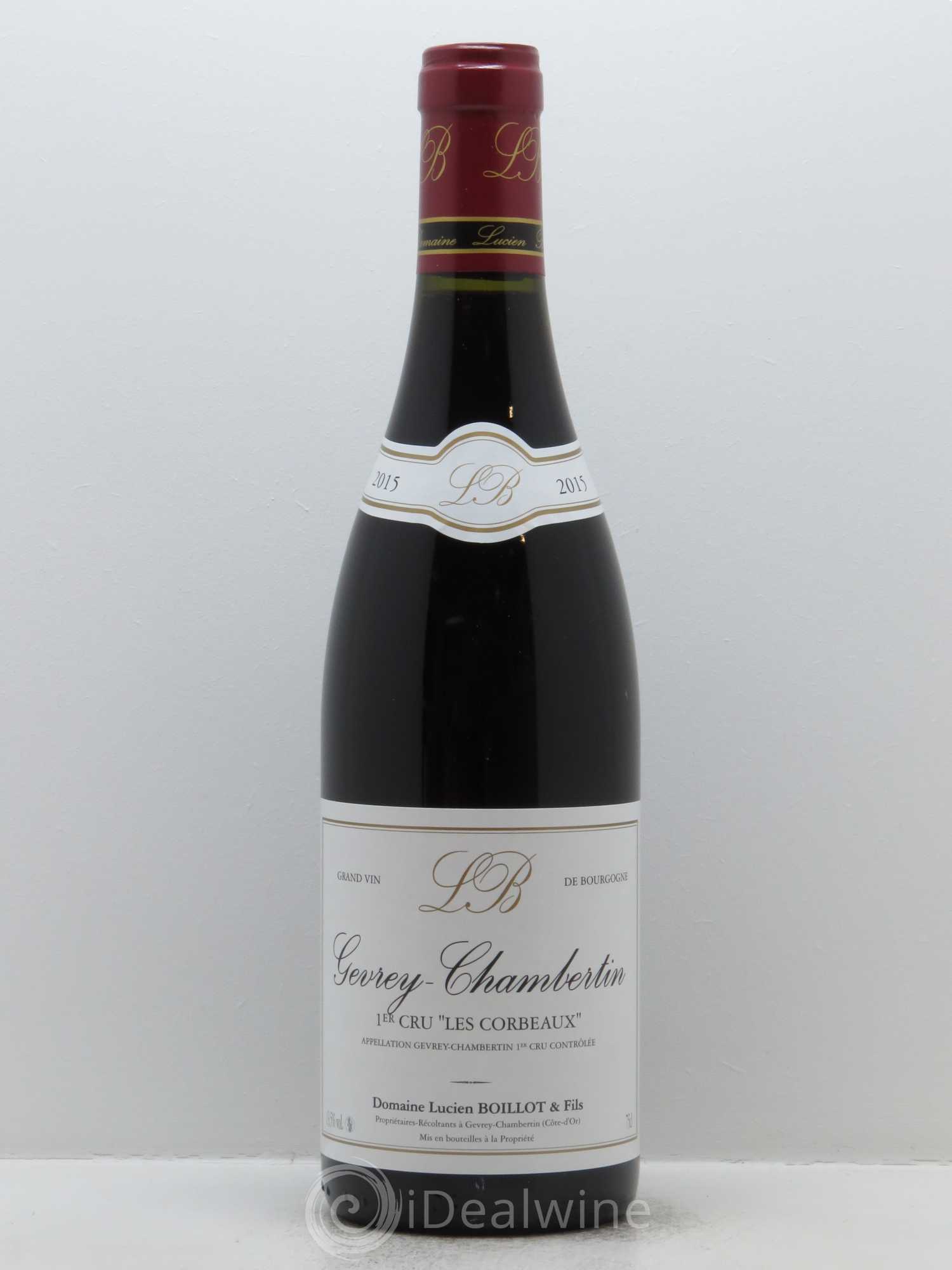 Gevrey-Chambertin 1er Cru Les Corbeaux Lucien Boillot & Fils (Domaine) 2015 - Lot de 1 bouteille - 0
