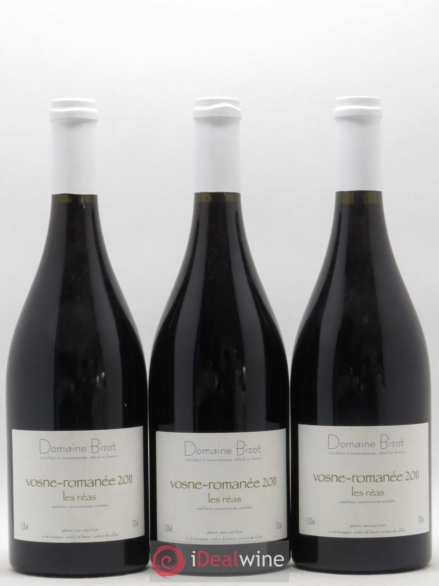 Vosne-Romanée Les Réas Bizot (Domaine) 2011 - Lot de 3 bouteilles - 0